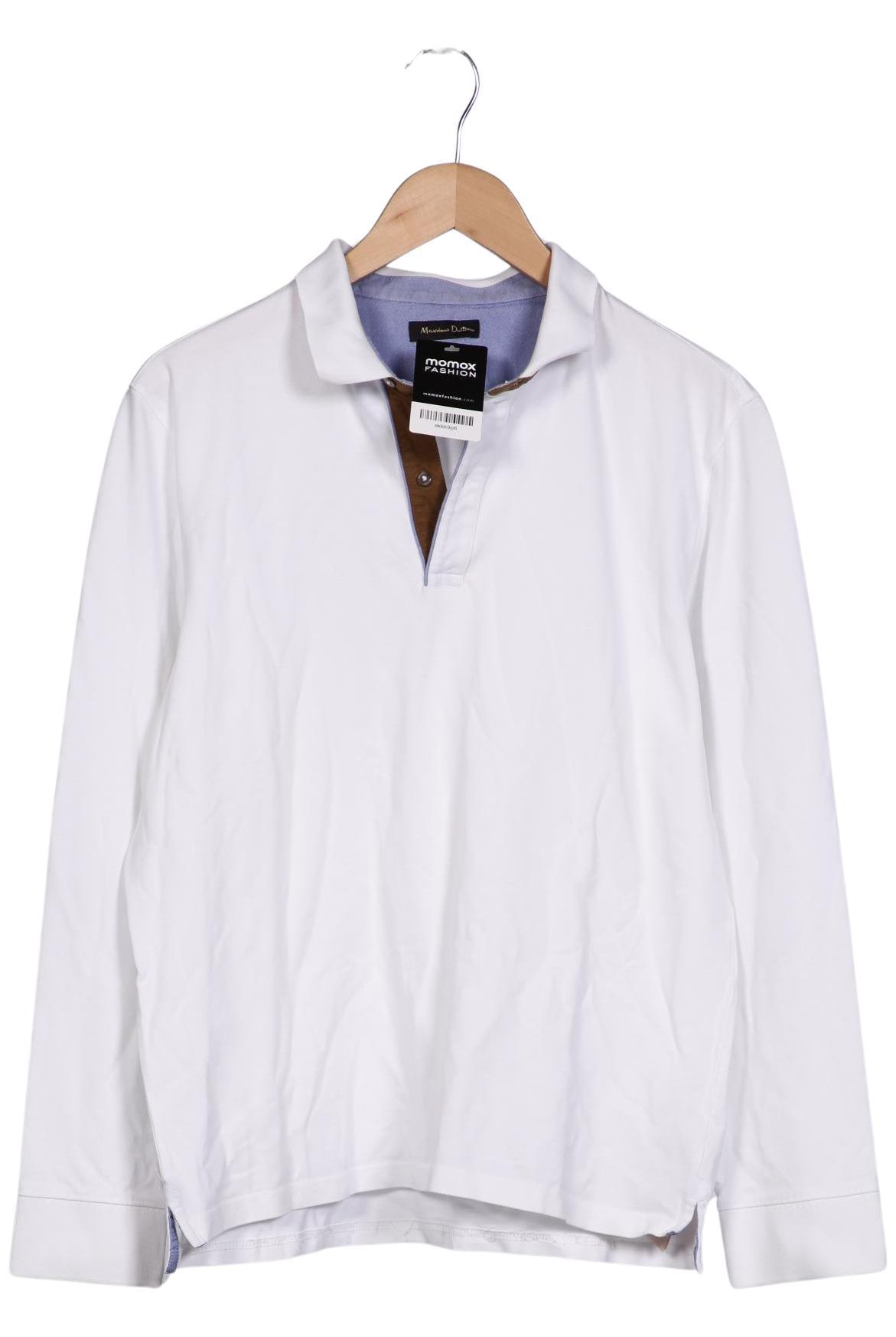 

Massimo Dutti Herren Poloshirt, weiß, Gr. 54
