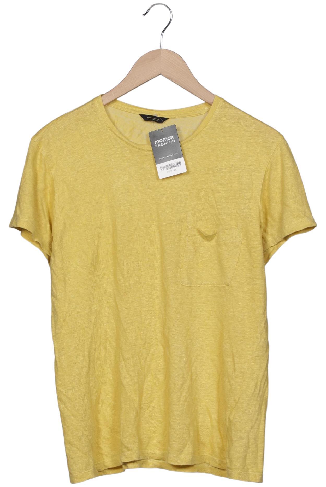 Thumbnail - Massimo Dutti Herren T-Shirt, gelb, Gr. 48