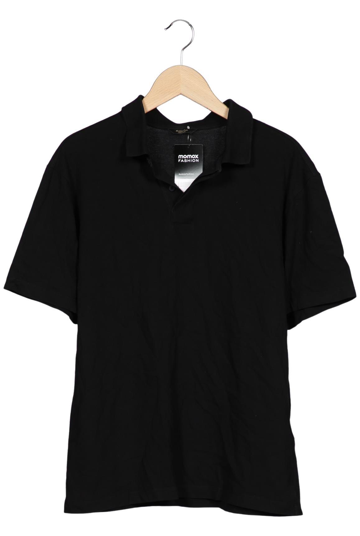 

Massimo Dutti Herren Poloshirt, schwarz, Gr. 52