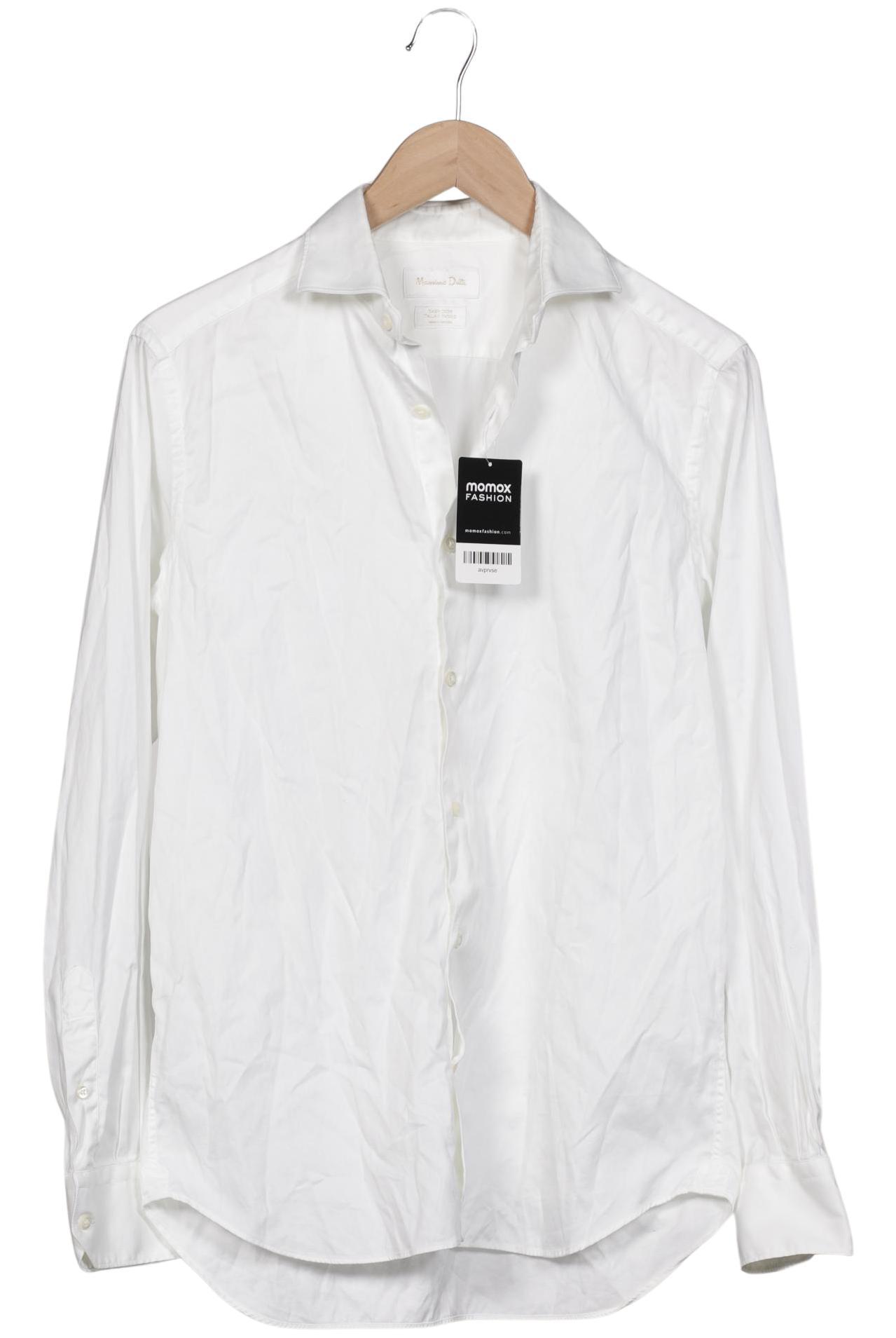 

Massimo Dutti Herren Hemd, weiß, Gr. 48
