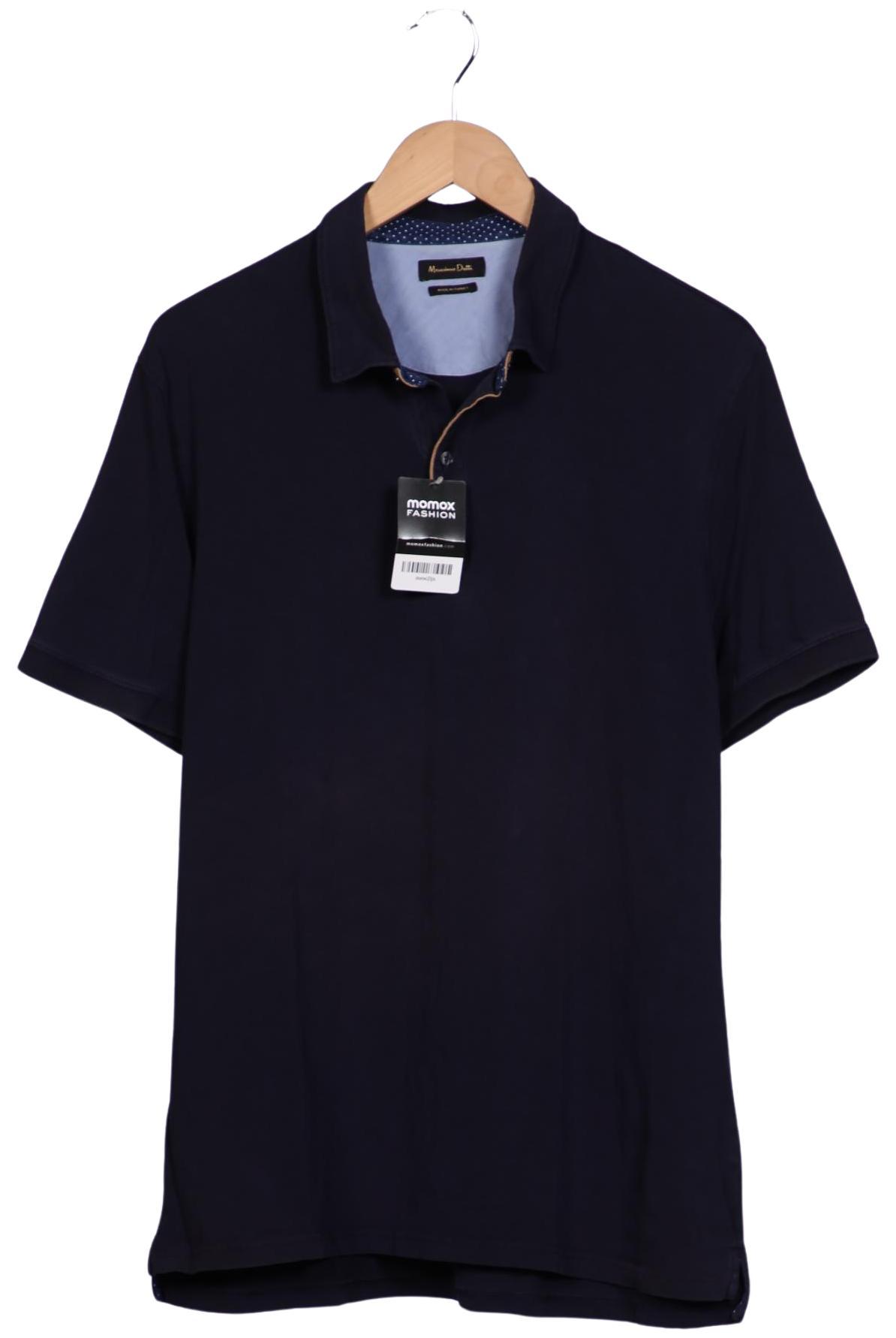 

Massimo Dutti Herren Poloshirt, marineblau, Gr. 56