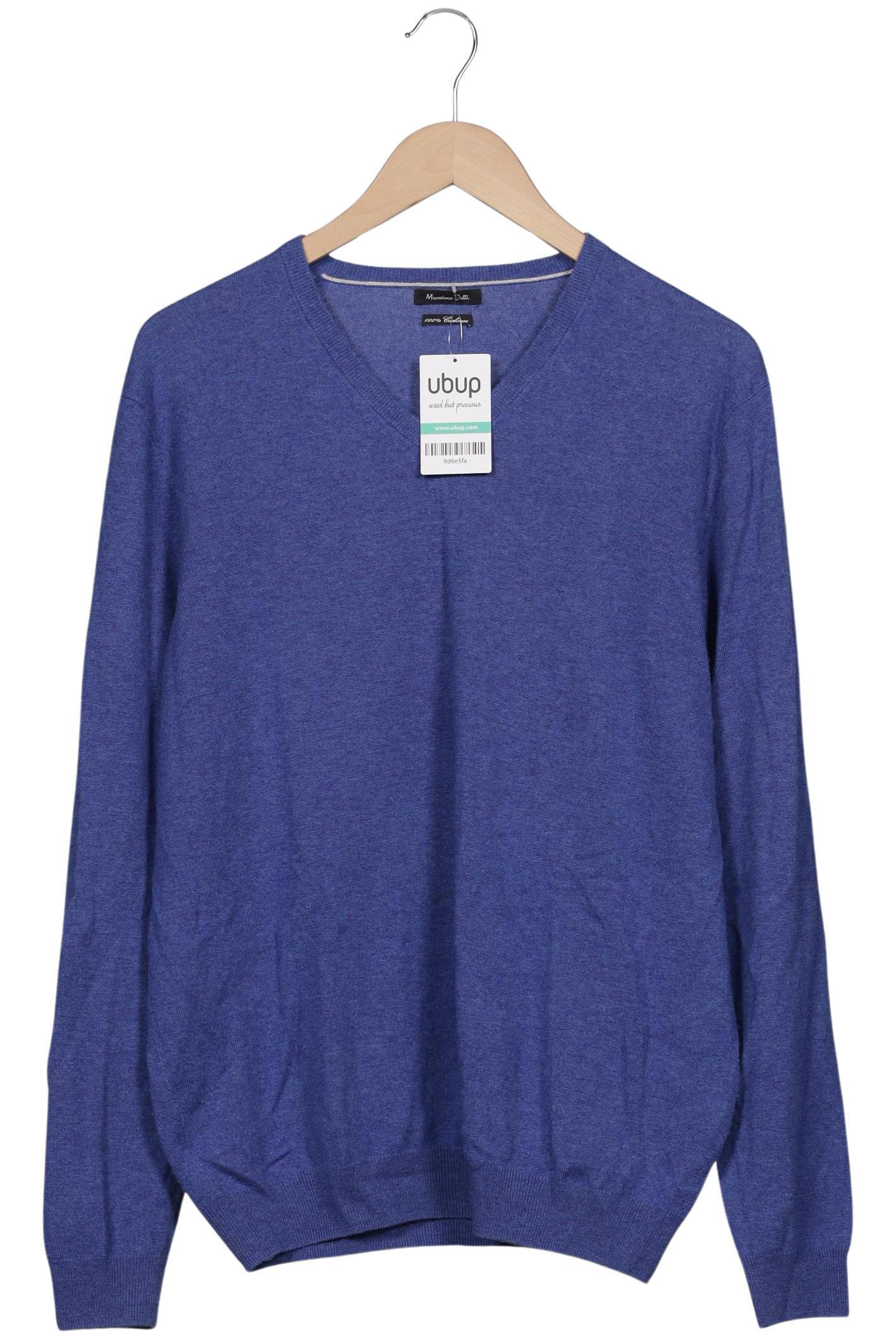 

Massimo Dutti Herren Pullover, blau, Gr. 52