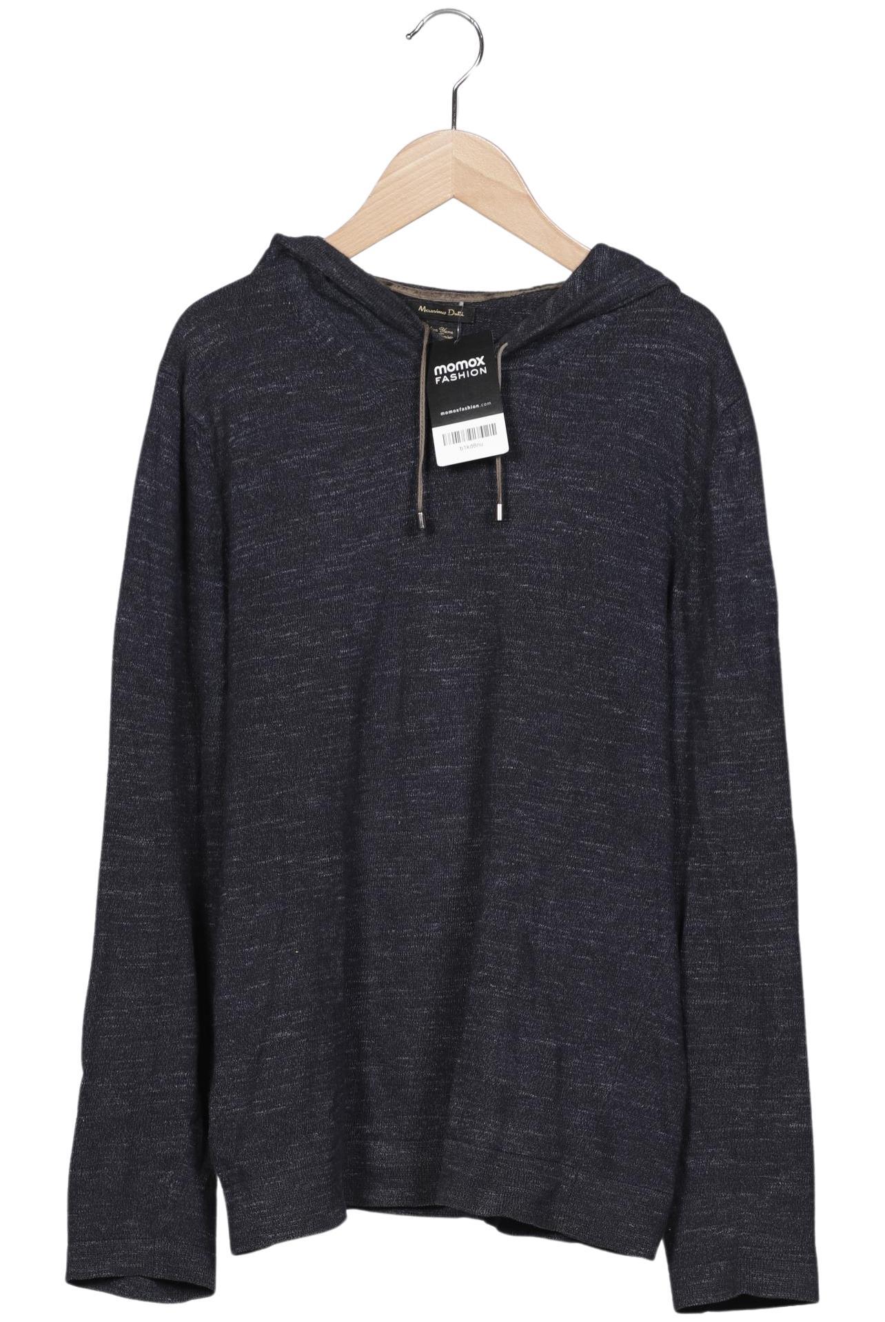 

Massimo Dutti Herren Kapuzenpullover, marineblau, Gr. 48