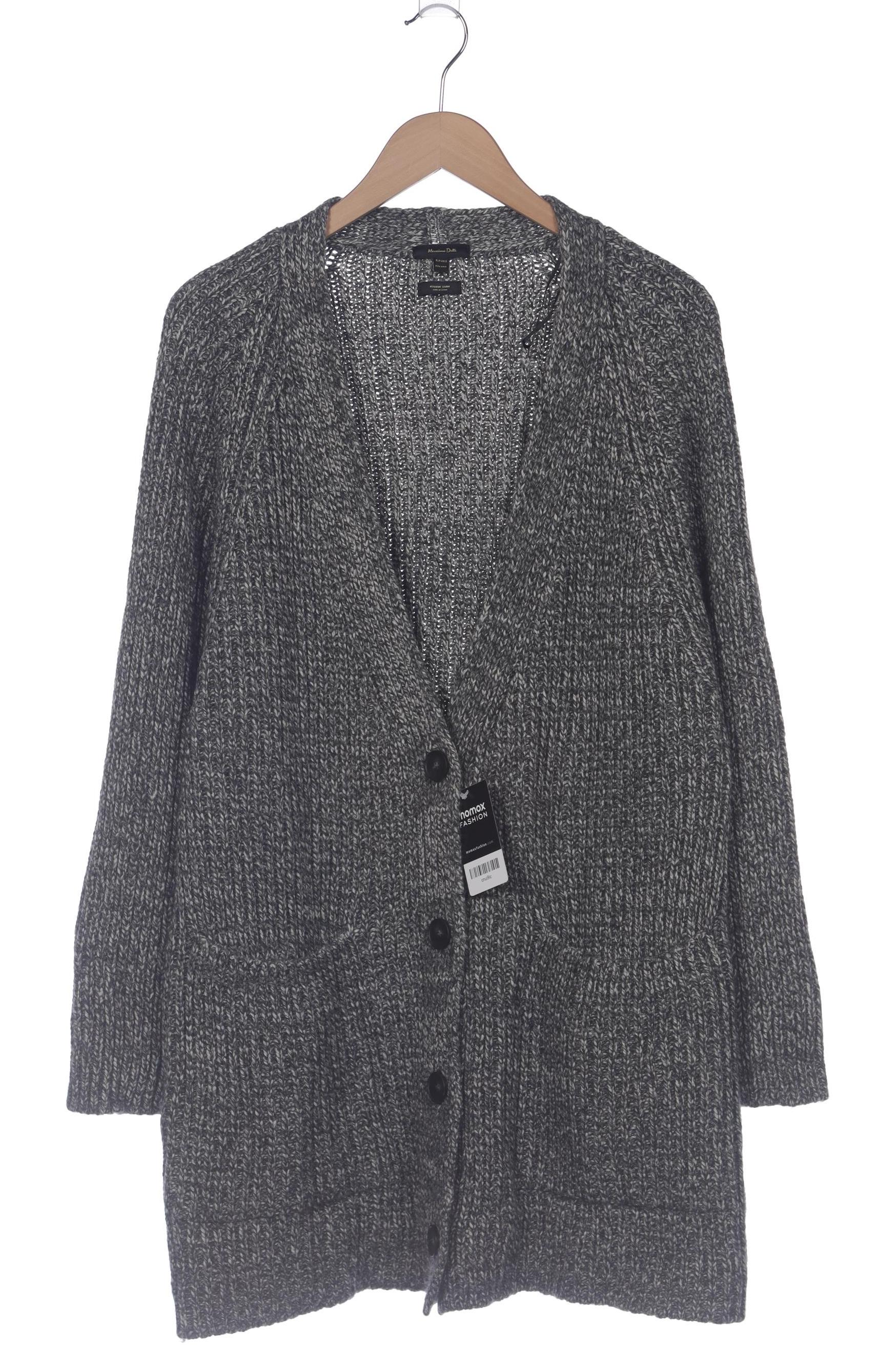 

Massimo Dutti Herren Strickjacke, grau, Gr. 44