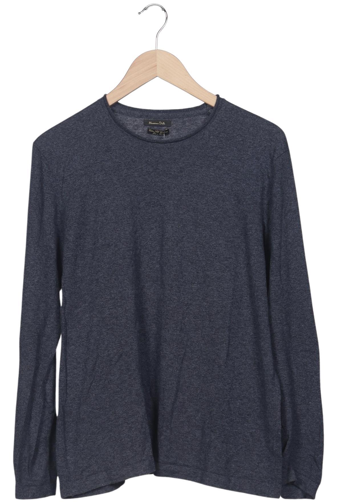 

Massimo Dutti Herren Pullover, marineblau, Gr. 52