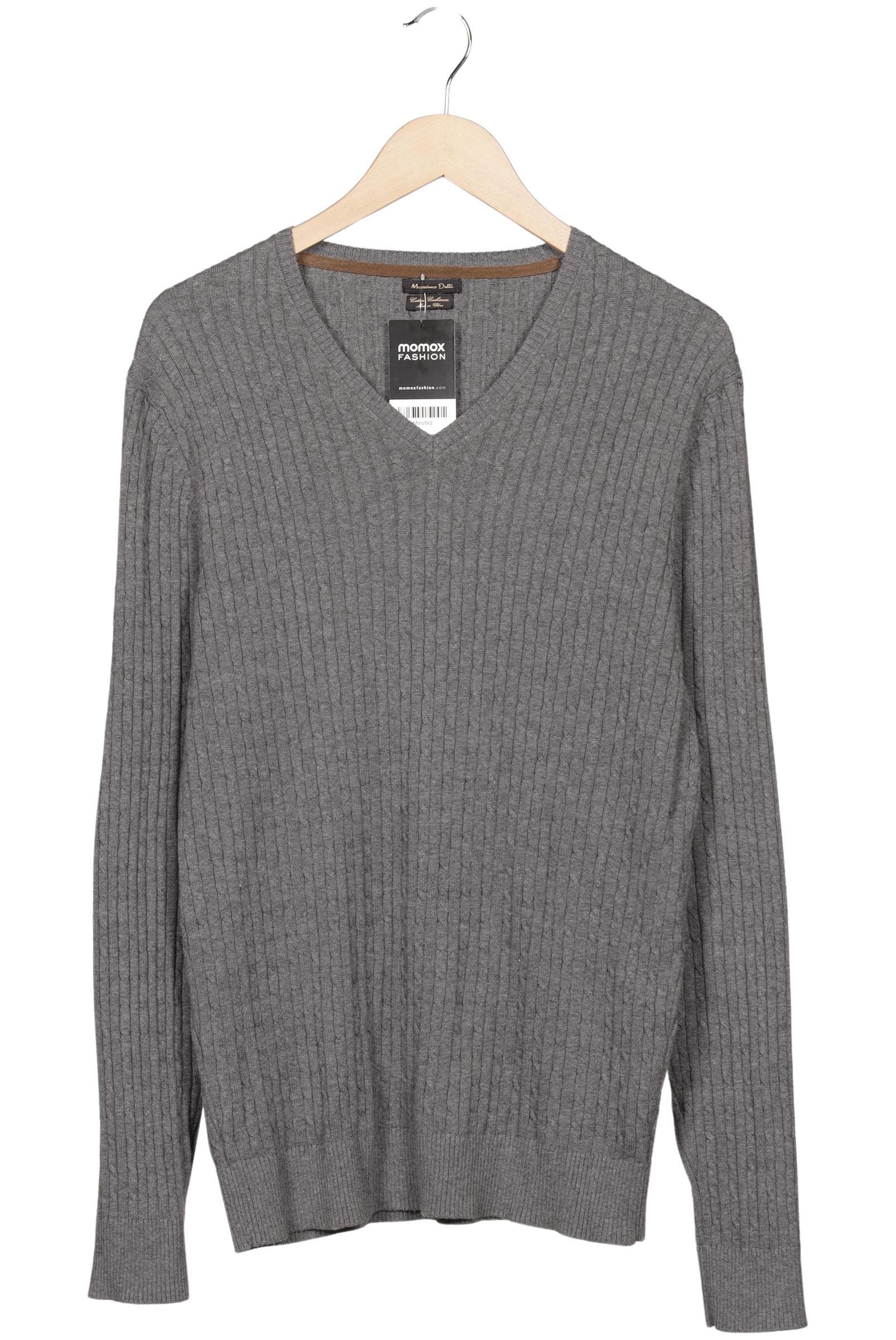 

Massimo Dutti Herren Pullover, grau, Gr. 54