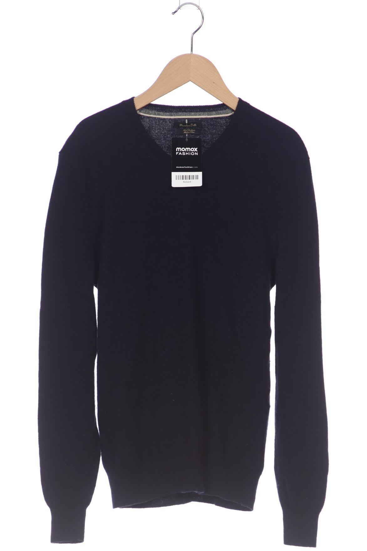 

Massimo Dutti Herren Pullover, marineblau, Gr. 46