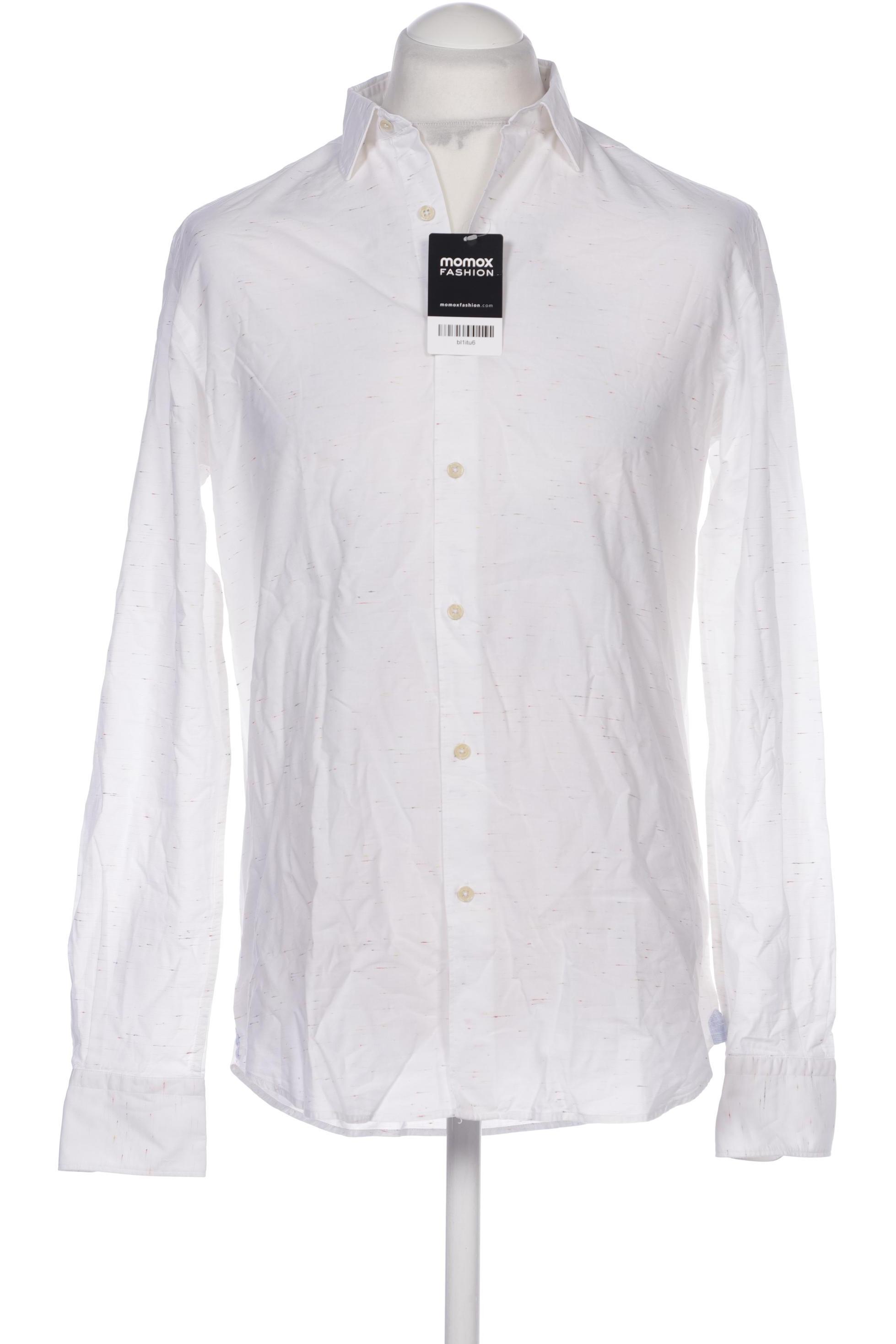 

Massimo Dutti Herren Hemd, weiß, Gr. 48