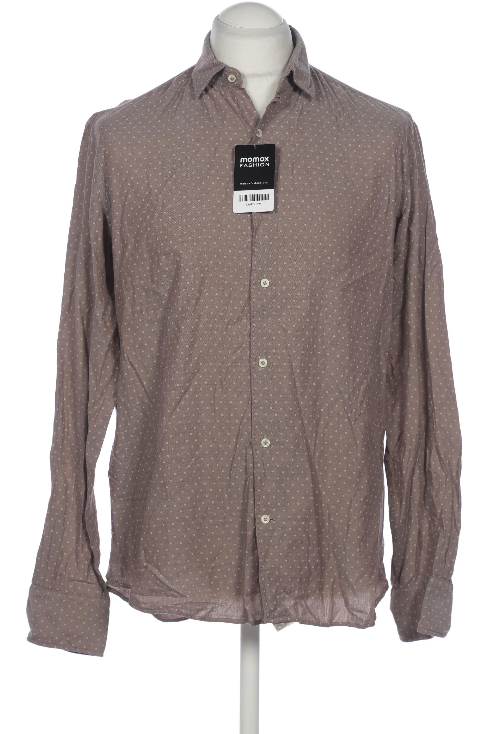 

Massimo Dutti Herren Hemd, braun, Gr. 52