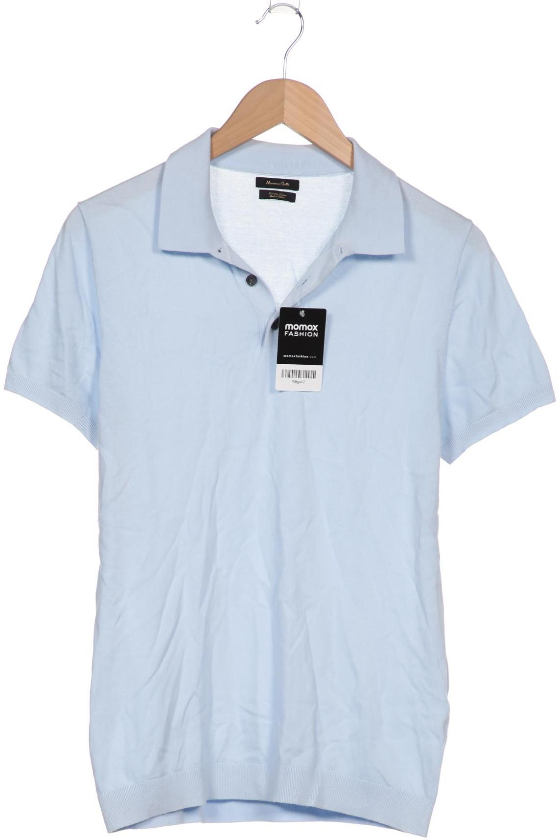 

Massimo Dutti Herren Poloshirt, hellblau, Gr. 52
