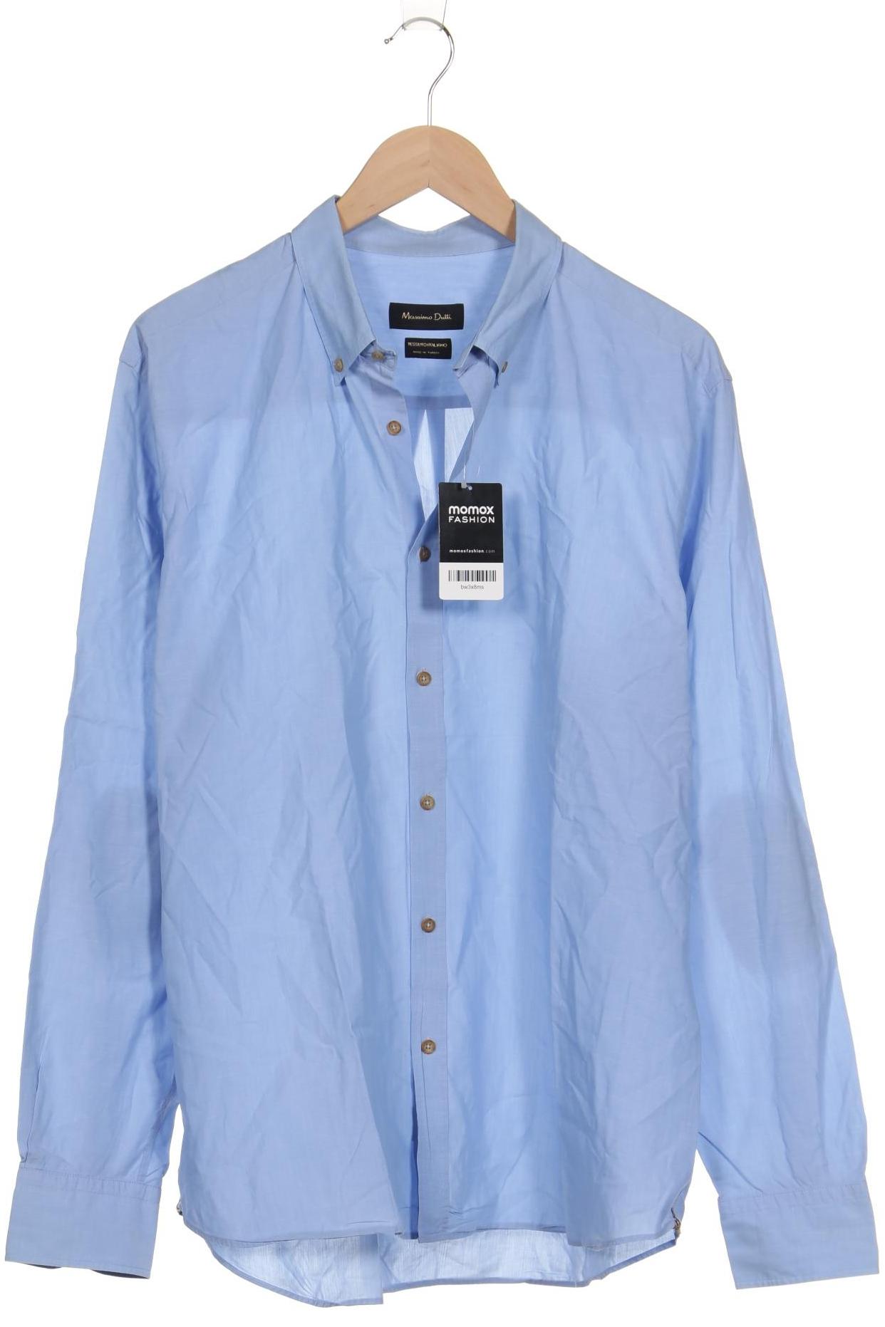 

Massimo Dutti Herren Hemd, hellblau, Gr. 56