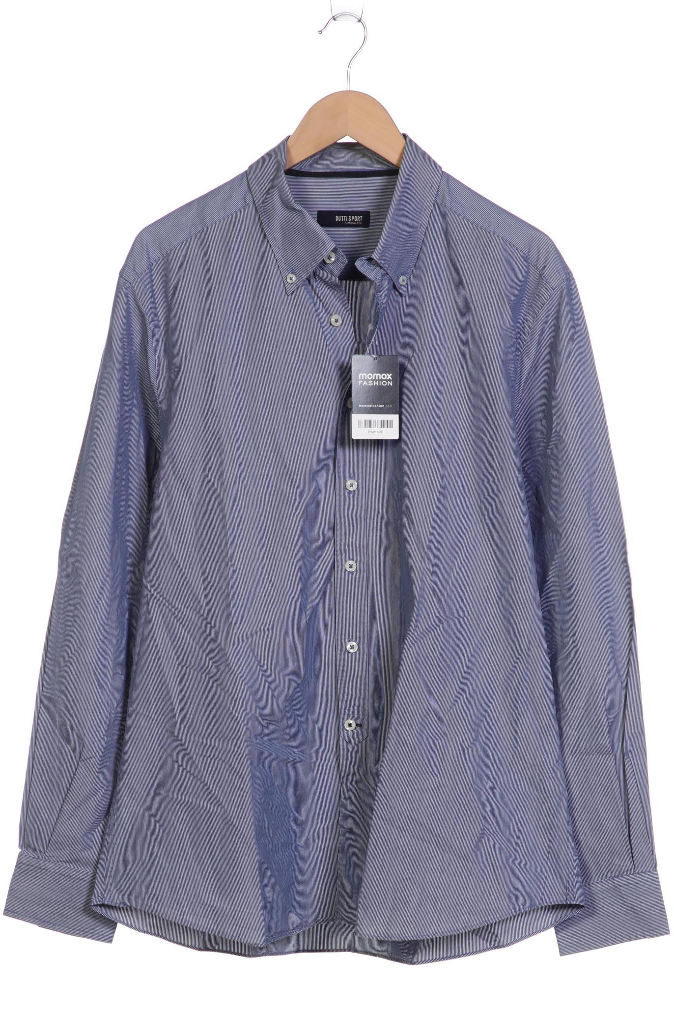 

Massimo Dutti Herren Hemd, blau, Gr. 56