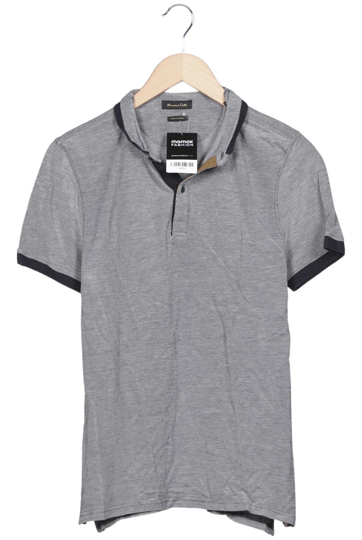 

Massimo Dutti Herren Poloshirt, grau, Gr. 54