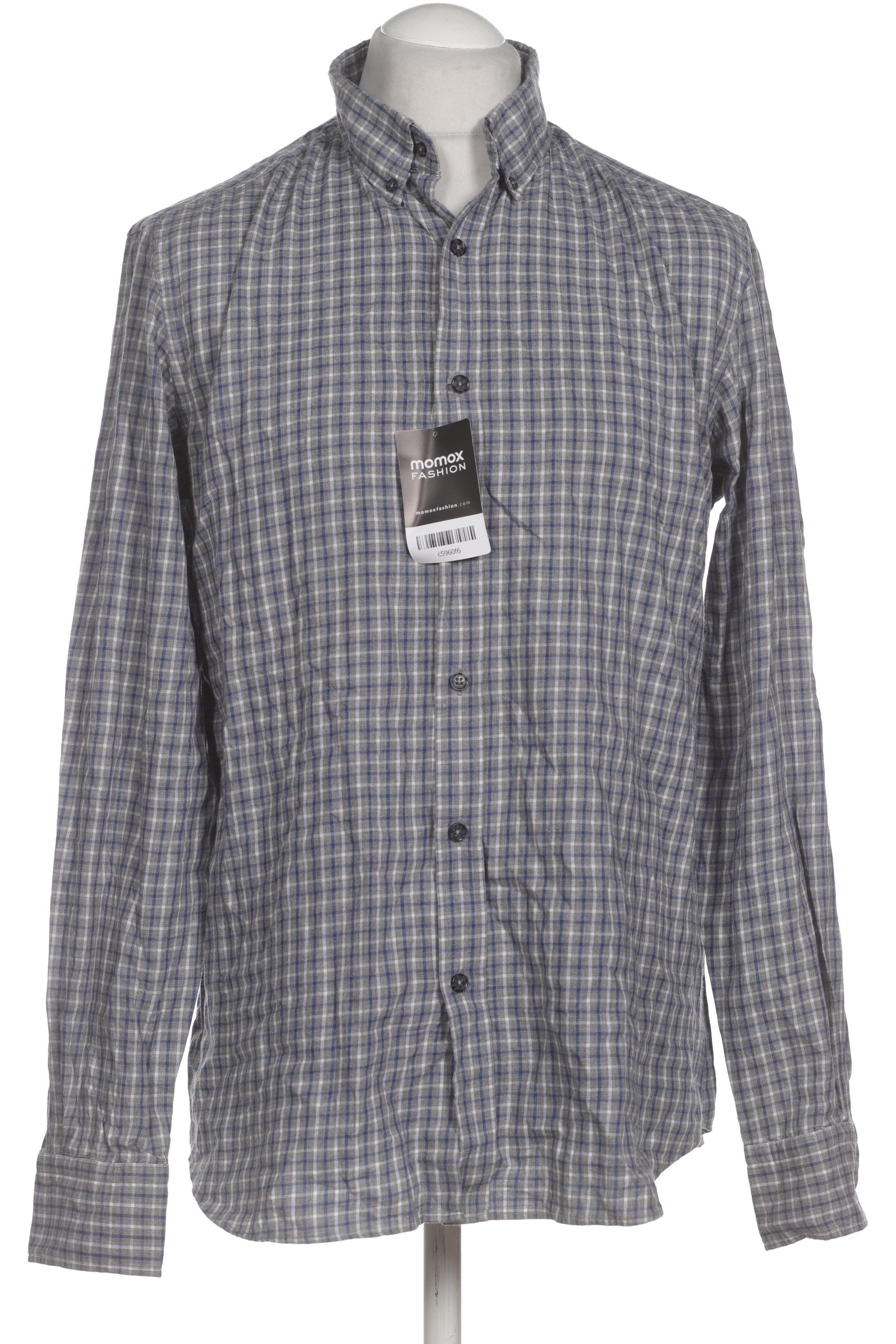 

Massimo Dutti Herren Hemd, grau, Gr. 52