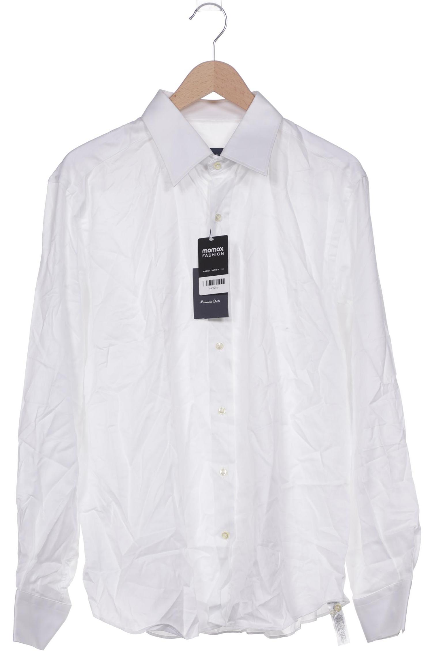 

Massimo Dutti Herren Hemd, weiß, Gr. 56