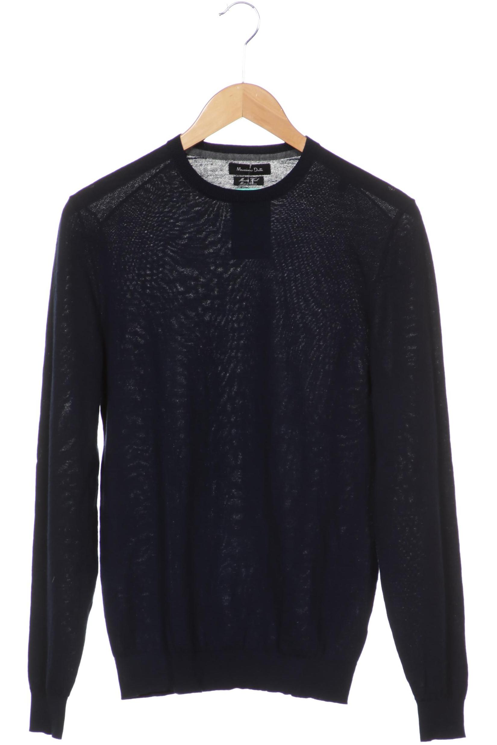 

Massimo Dutti Herren Pullover, blau, Gr.