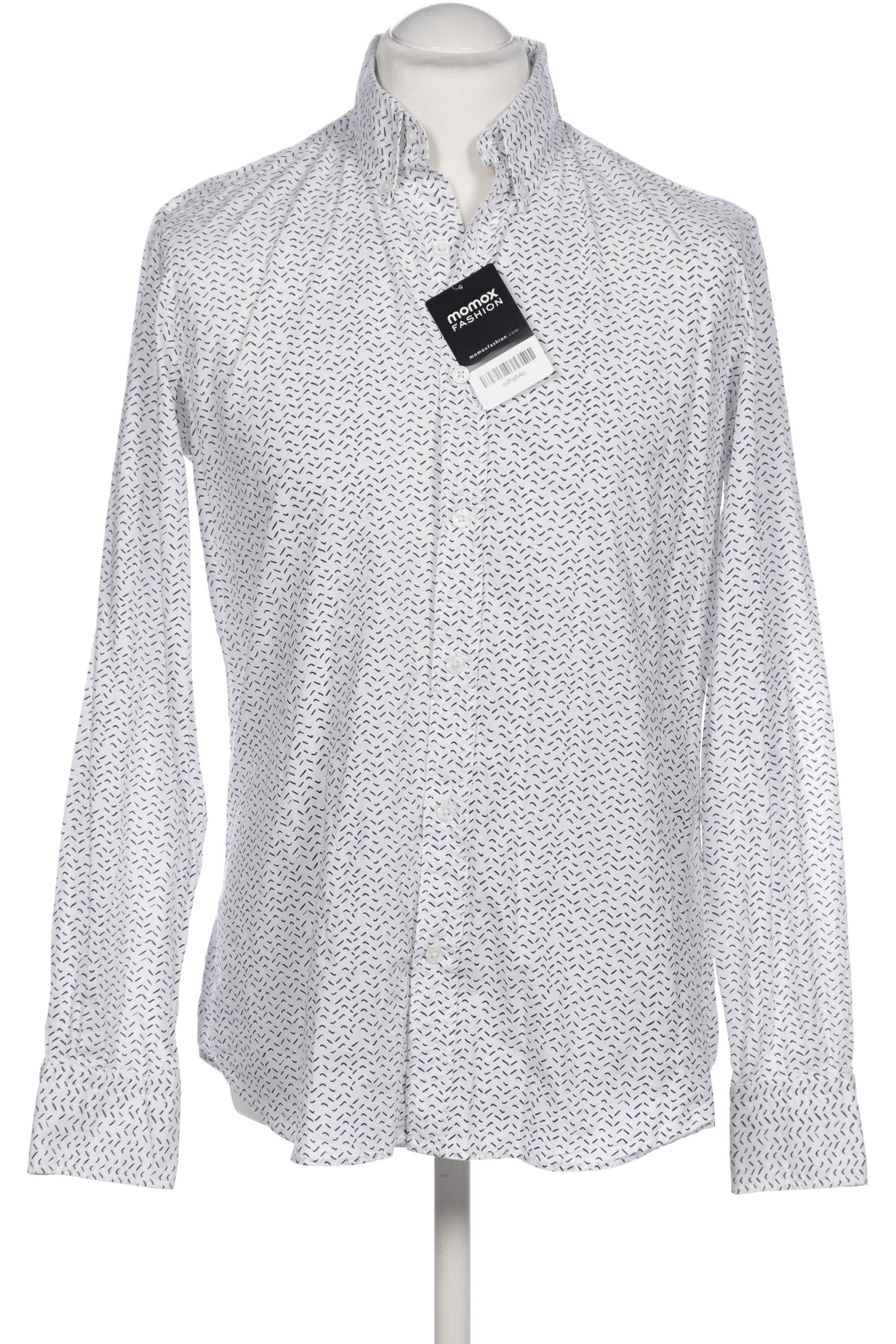 

Massimo Dutti Herren Hemd, weiß, Gr. 48
