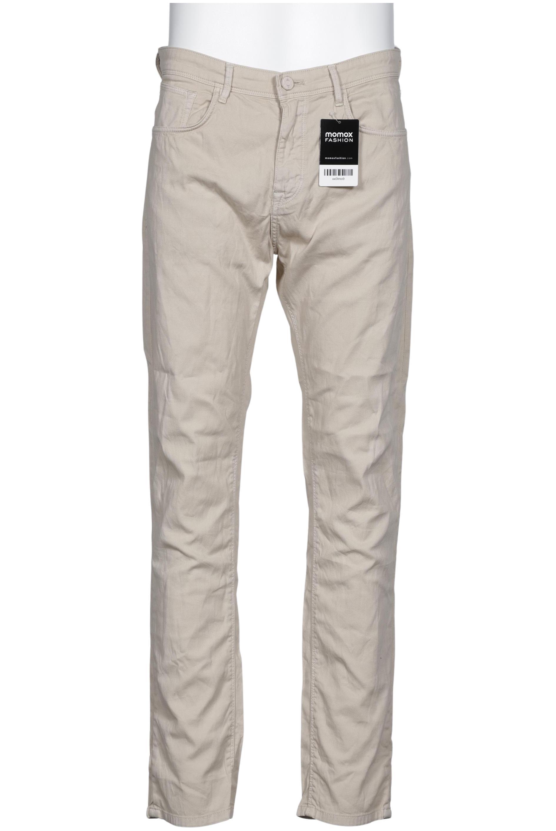 

Massimo Dutti Herren Jeans, cremeweiß, Gr. 32