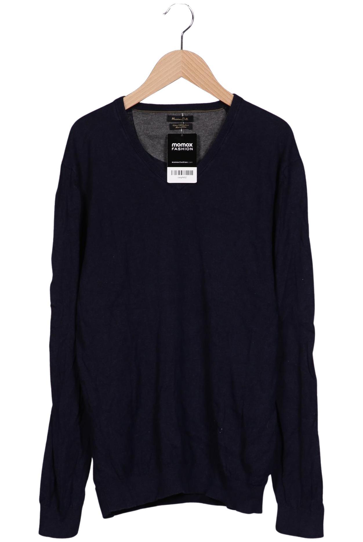 

Massimo Dutti Herren Pullover, marineblau, Gr. 52