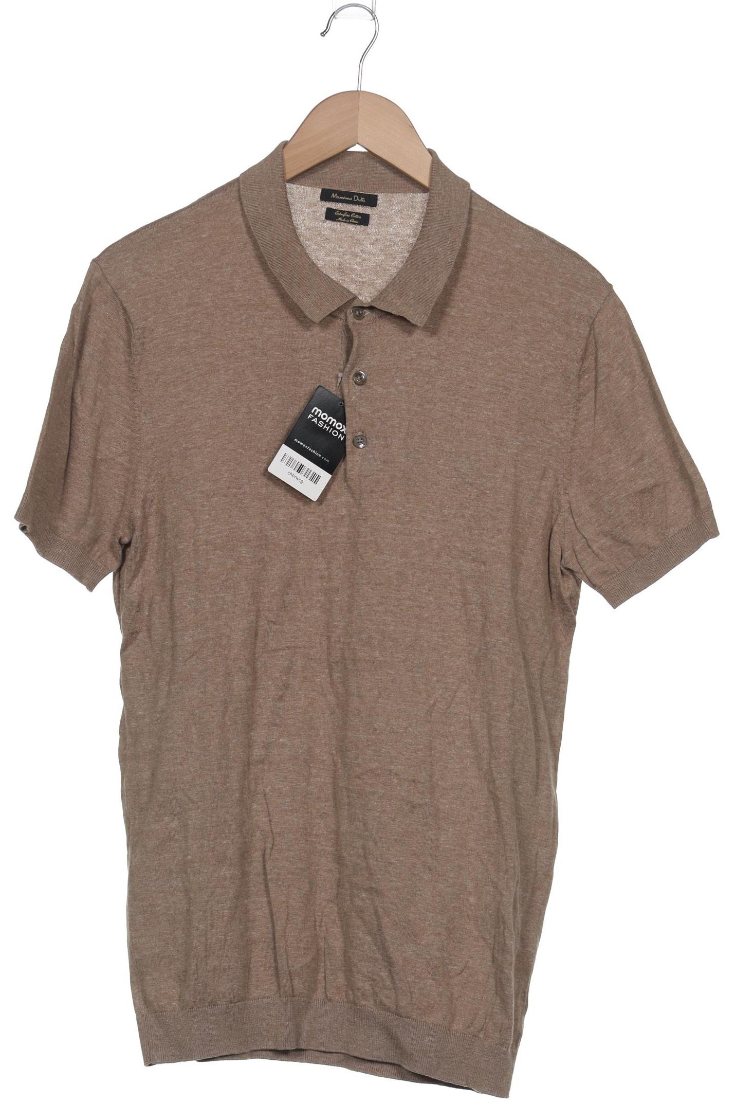 

Massimo Dutti Herren Poloshirt, braun, Gr. 52