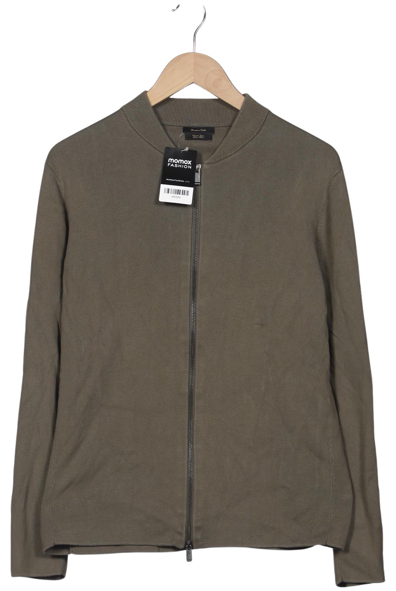 

Massimo Dutti Herren Strickjacke, grün, Gr. 52