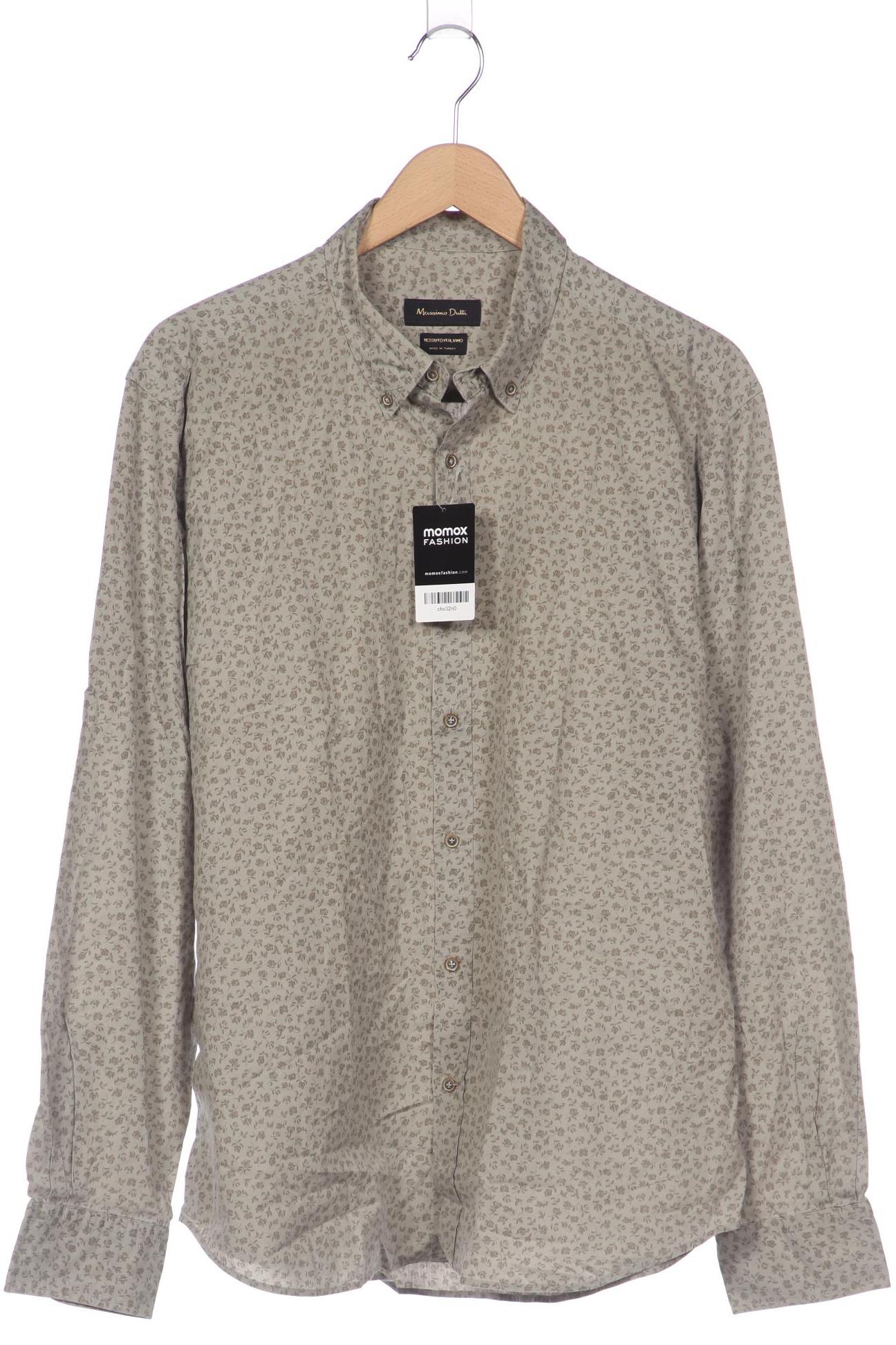 

Massimo Dutti Herren Hemd, grau, Gr. 56