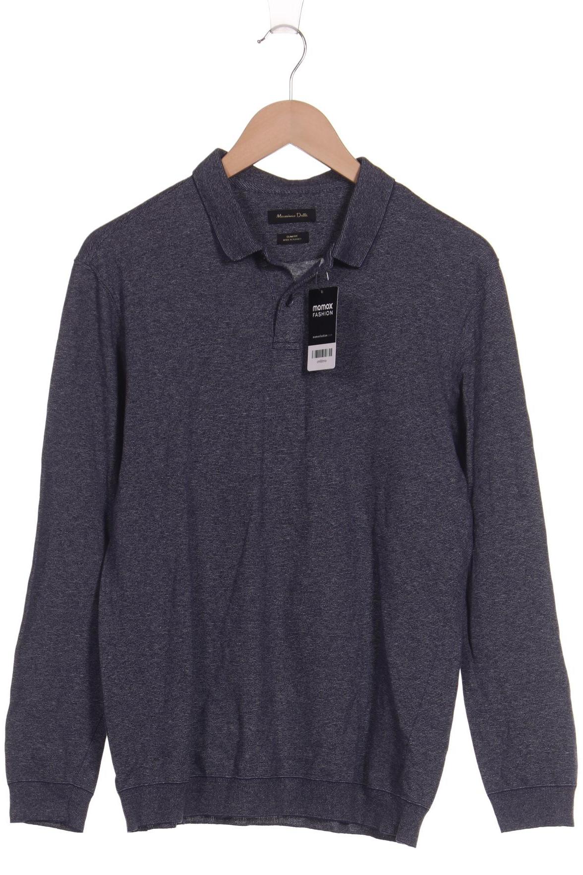 

Massimo Dutti Herren Poloshirt, marineblau, Gr. 48