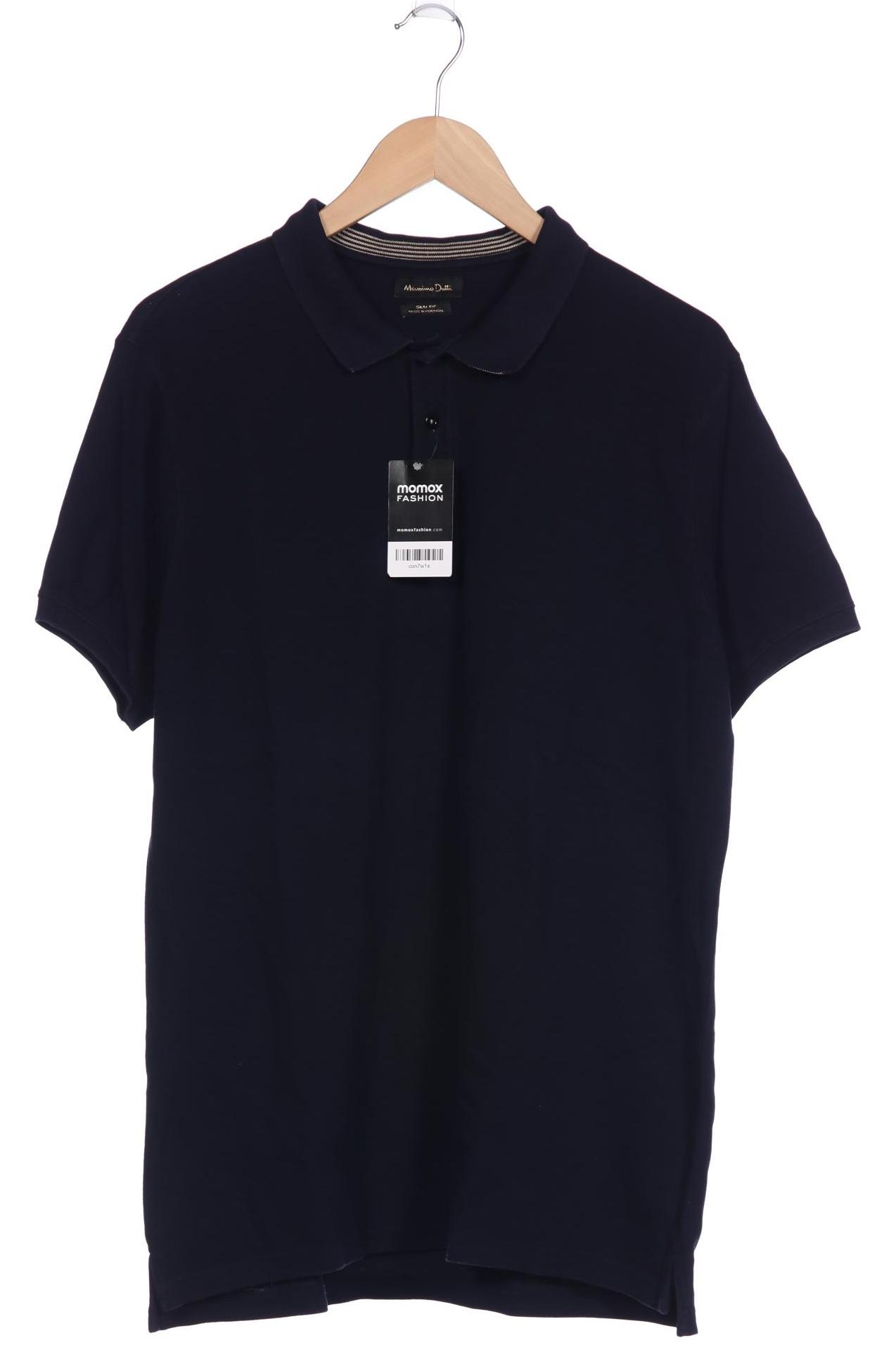 

Massimo Dutti Herren Poloshirt, marineblau