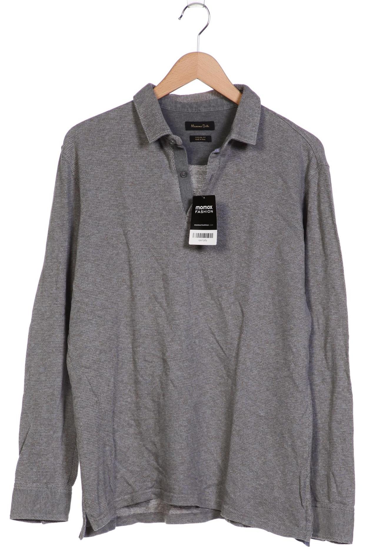 

Massimo Dutti Herren Poloshirt, grau, Gr. 54