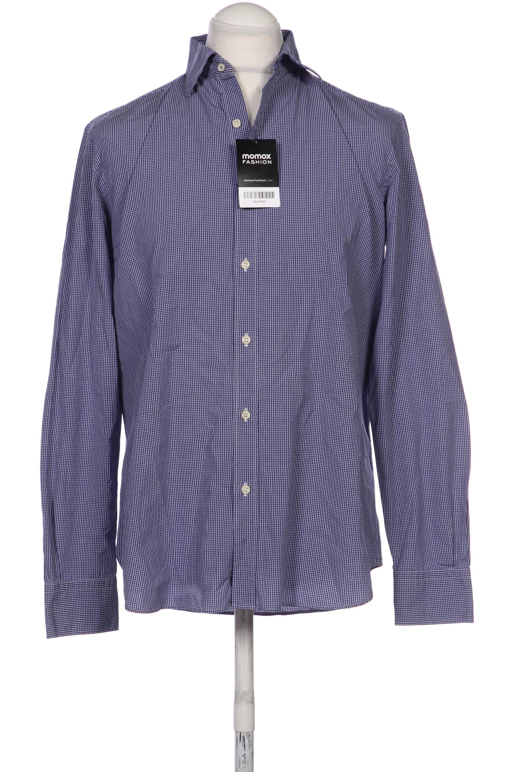 

Massimo Dutti Herren Hemd, flieder, Gr. 52
