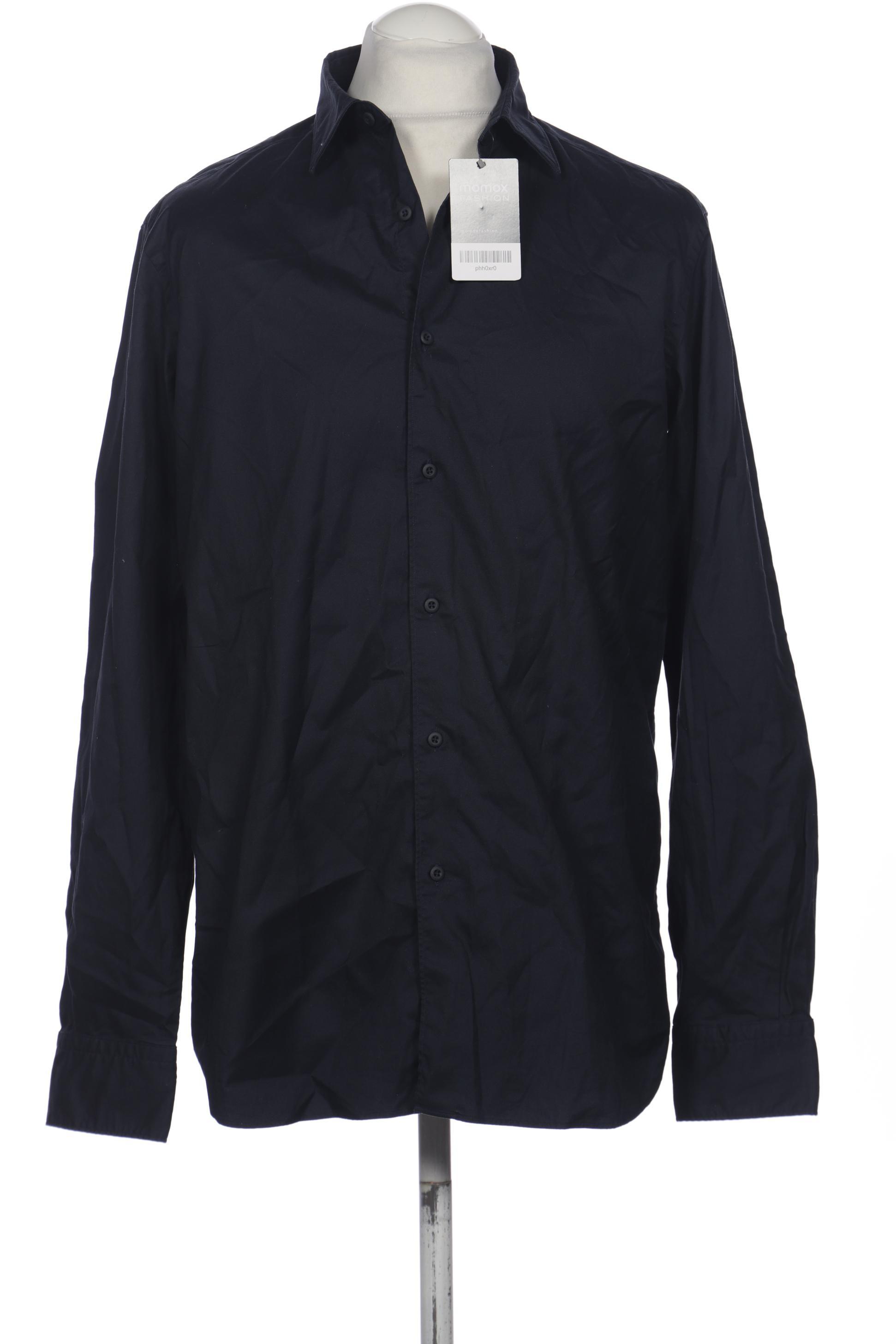 

Massimo Dutti Herren Hemd, marineblau, Gr. 52