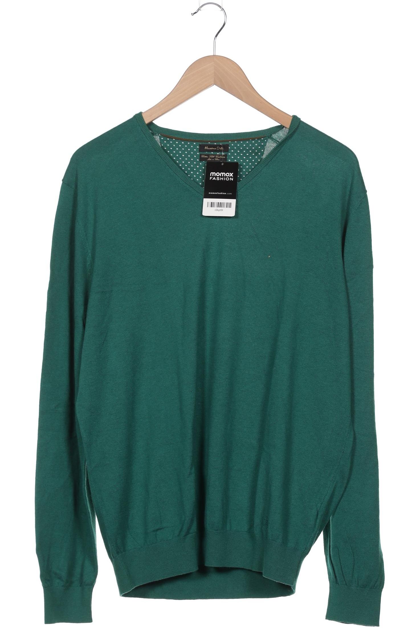 

Massimo Dutti Herren Pullover, grün, Gr. 56