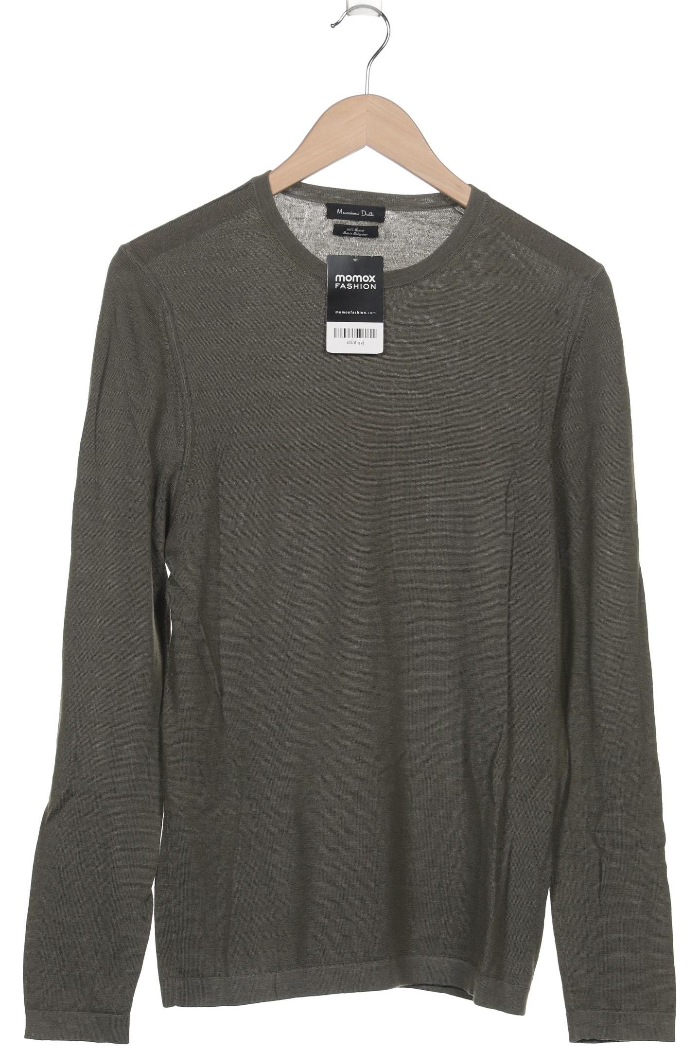 

Massimo Dutti Herren Pullover, grün, Gr. 52