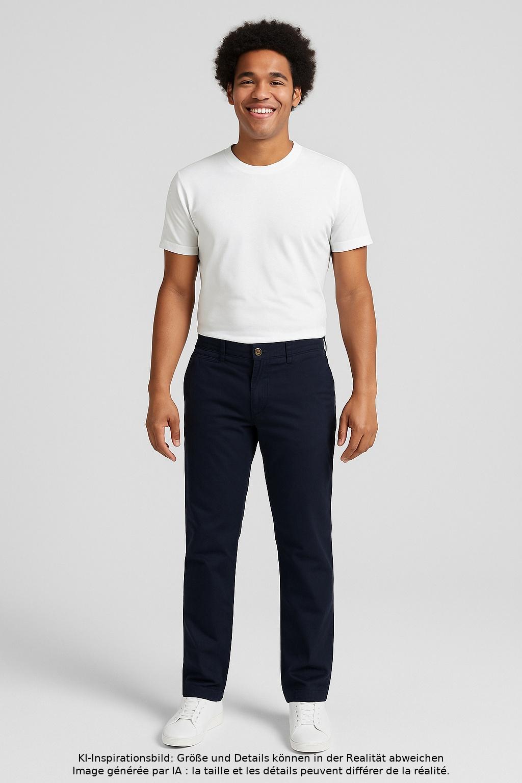 

Massimo Dutti Herren Stoffhose, marineblau, Gr. 32