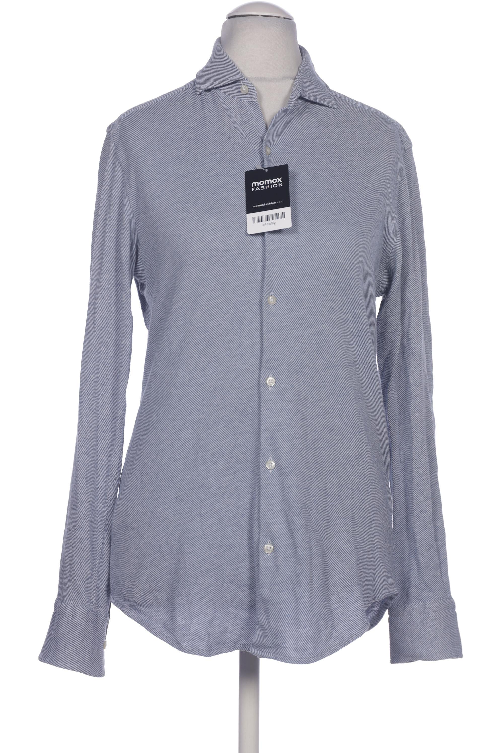

Massimo Dutti Herren Hemd, hellblau, Gr. 46