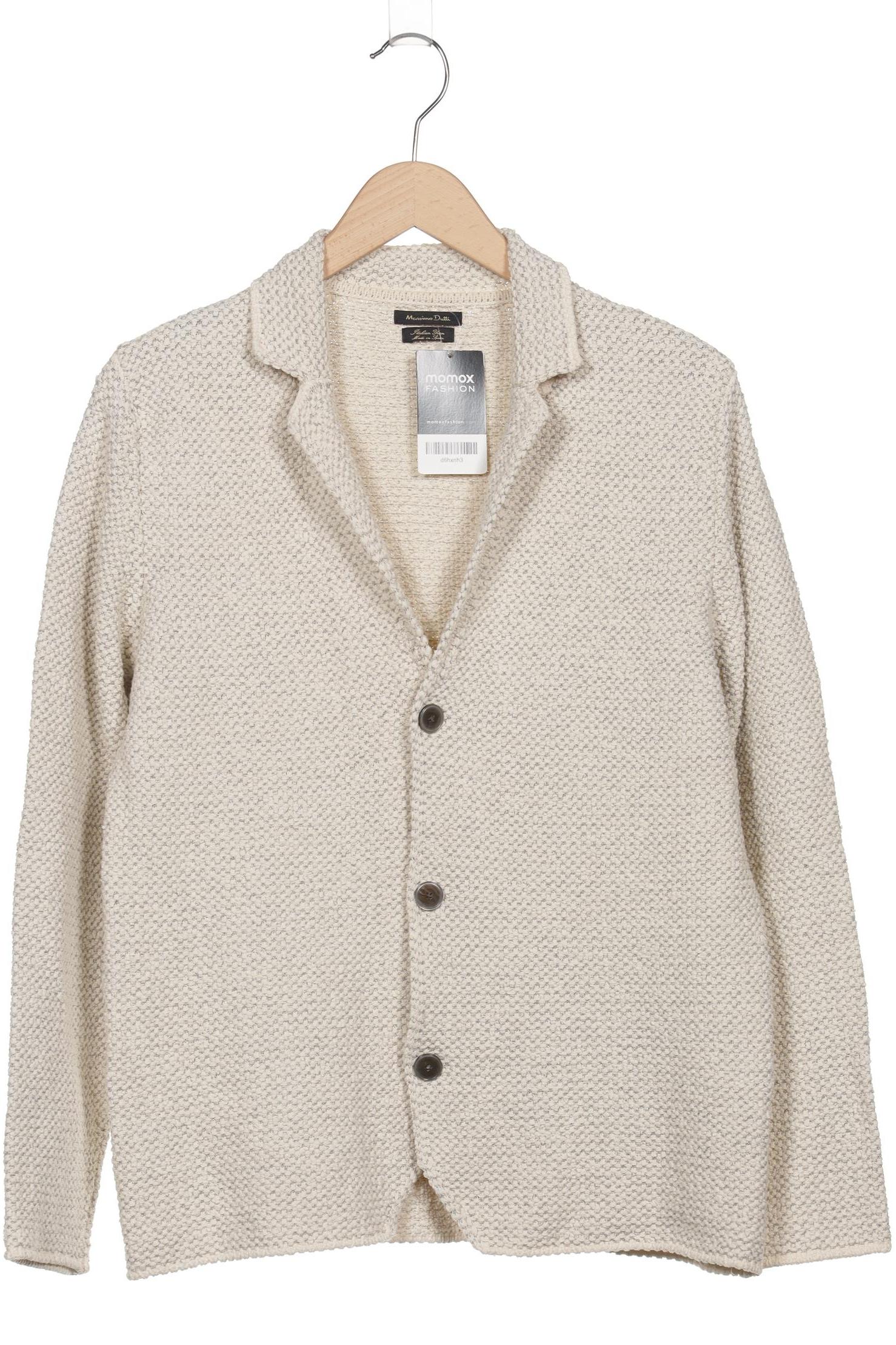

Massimo Dutti Herren Strickjacke, beige, Gr. 54