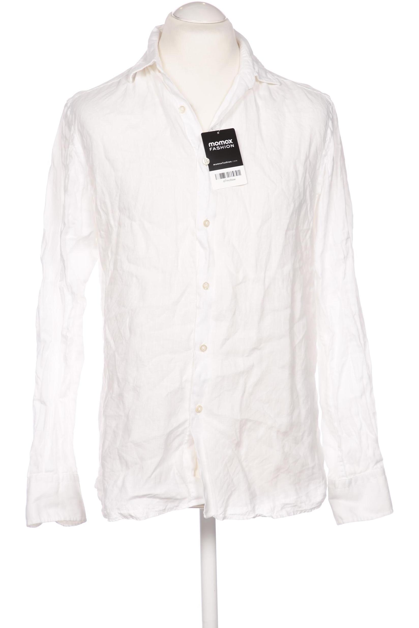 

Massimo Dutti Herren Hemd, weiß, Gr. 48