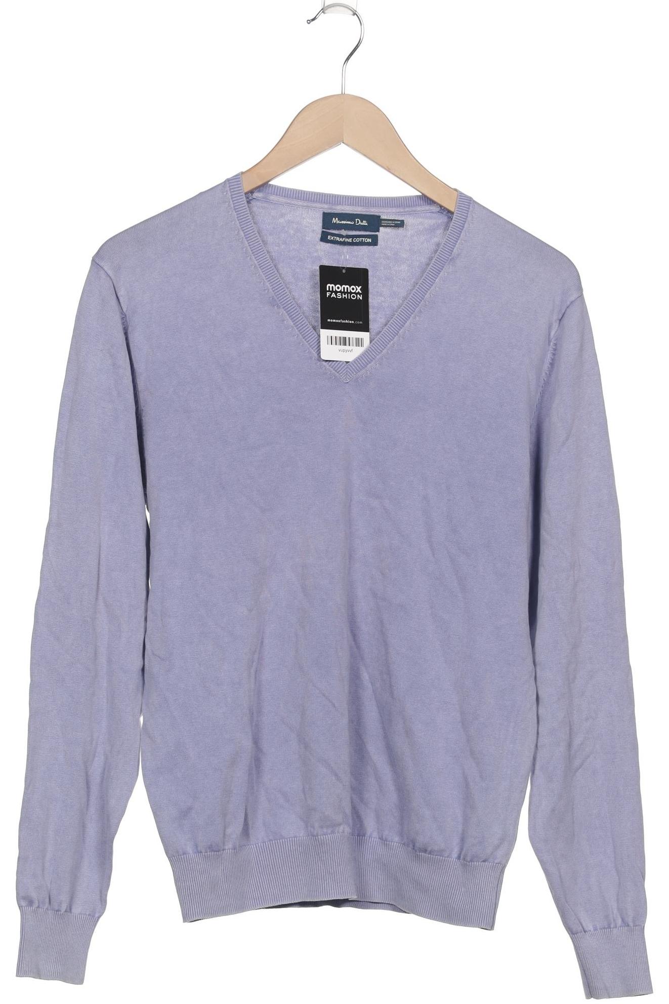 

Massimo Dutti Herren Pullover, flieder, Gr. 48