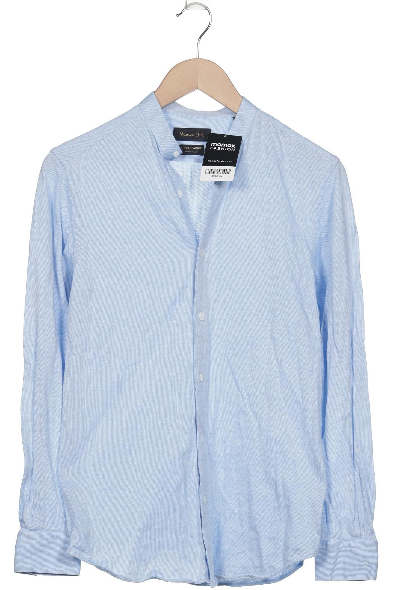 

Massimo Dutti Herren Hemd, hellblau, Gr. 46