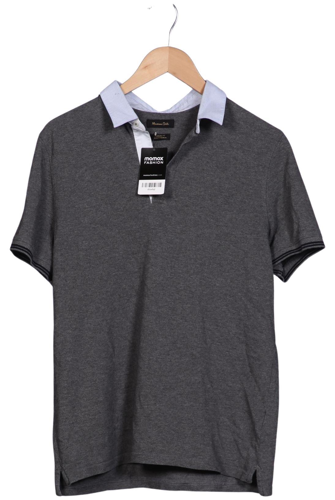 

Massimo Dutti Herren Poloshirt, grau, Gr. 54
