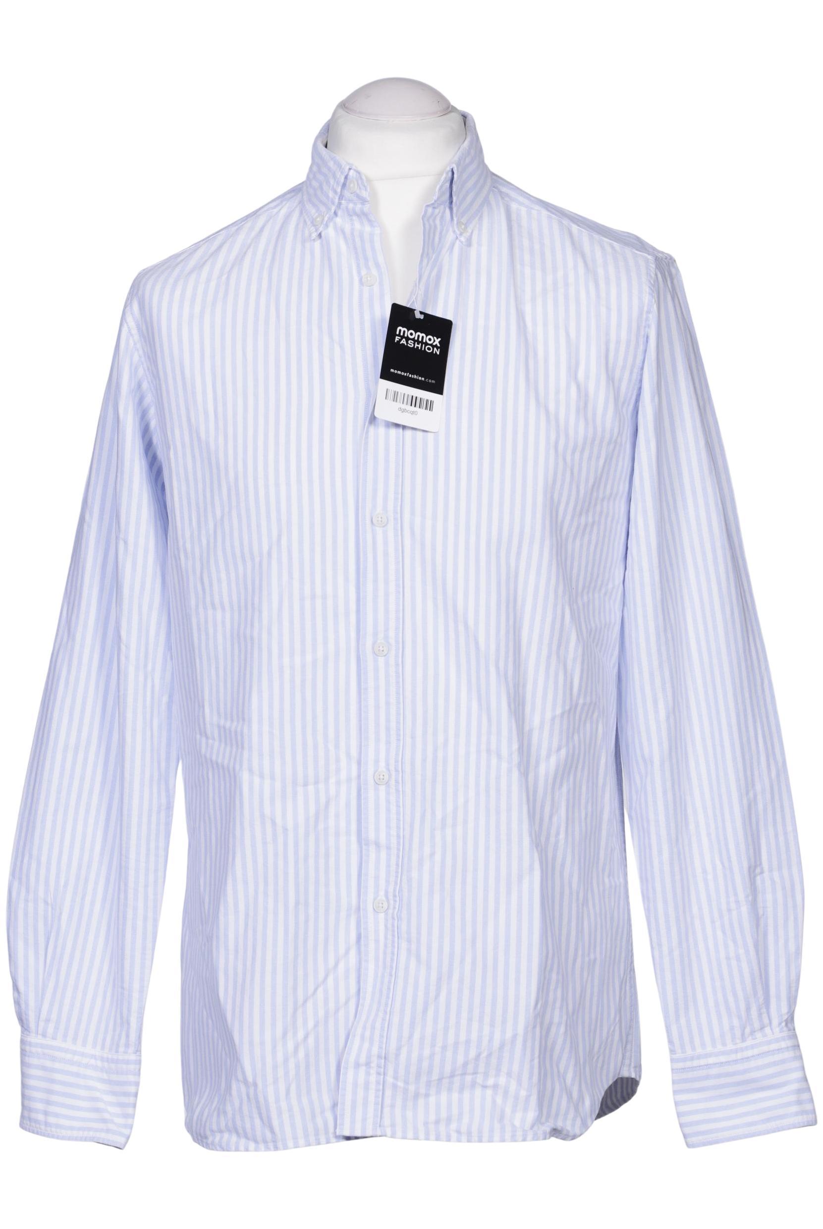 

Massimo Dutti Herren Hemd, hellblau, Gr. 48
