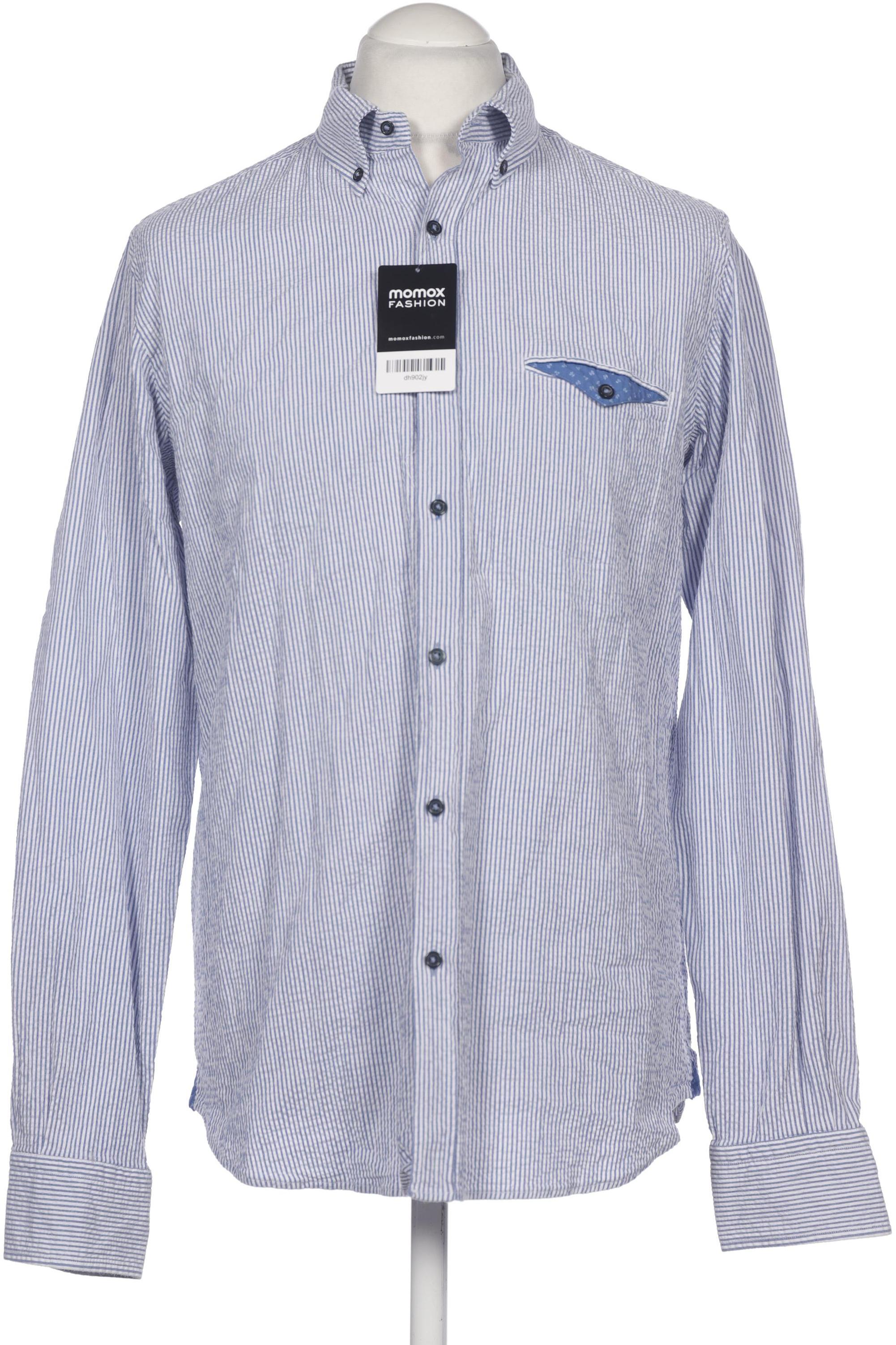 

Massimo Dutti Herren Hemd, blau, Gr. 52