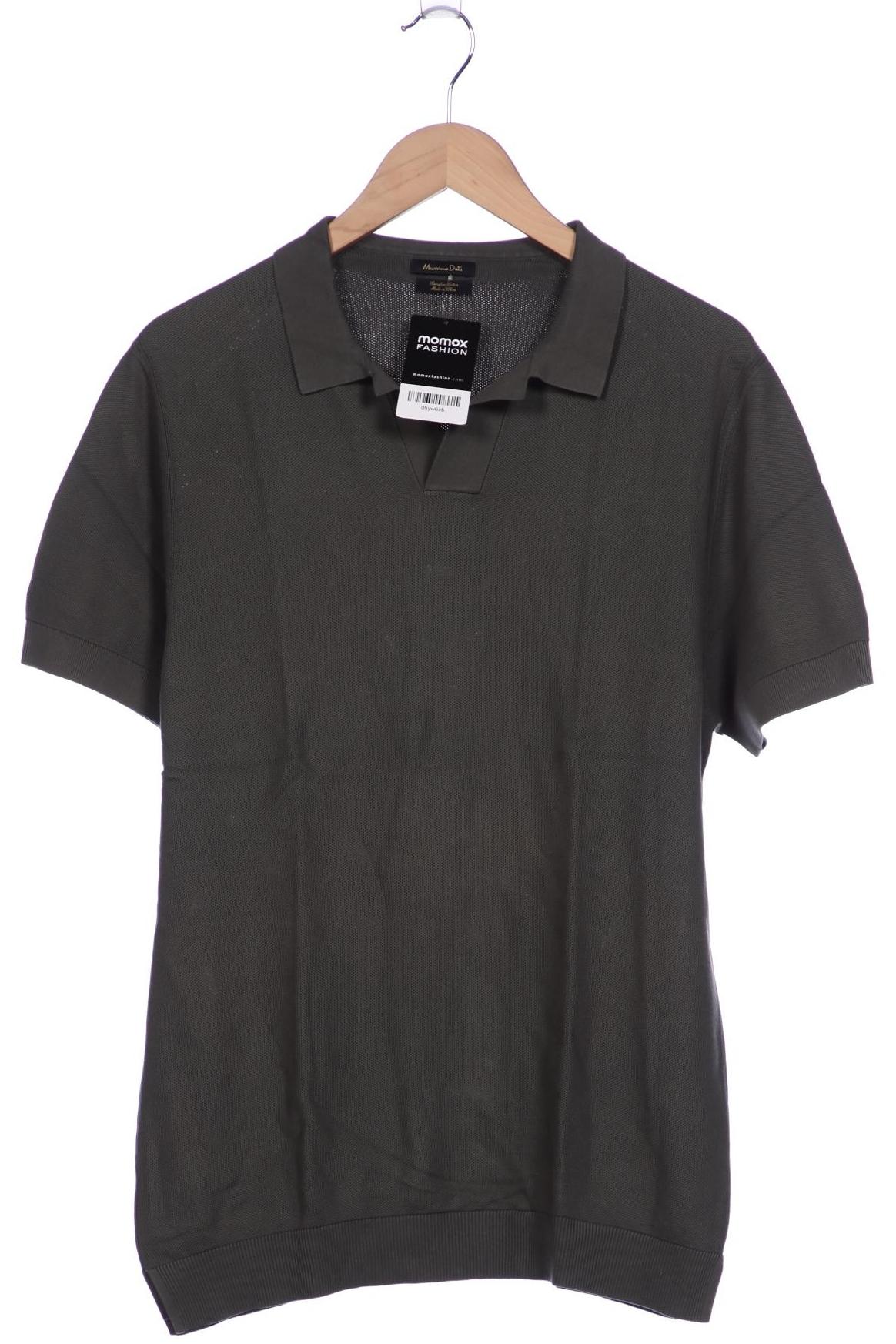 

Massimo Dutti Herren Poloshirt, grün, Gr. 54