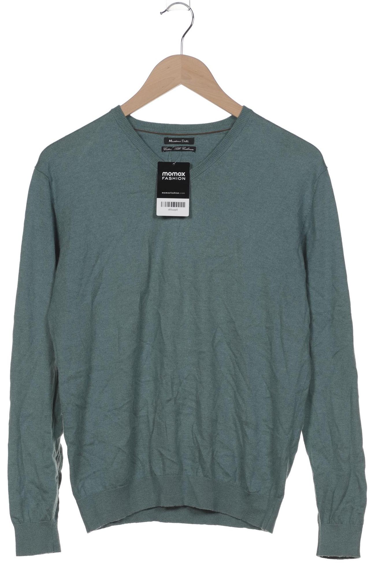 

Massimo Dutti Herren Pullover, türkis, Gr. 48