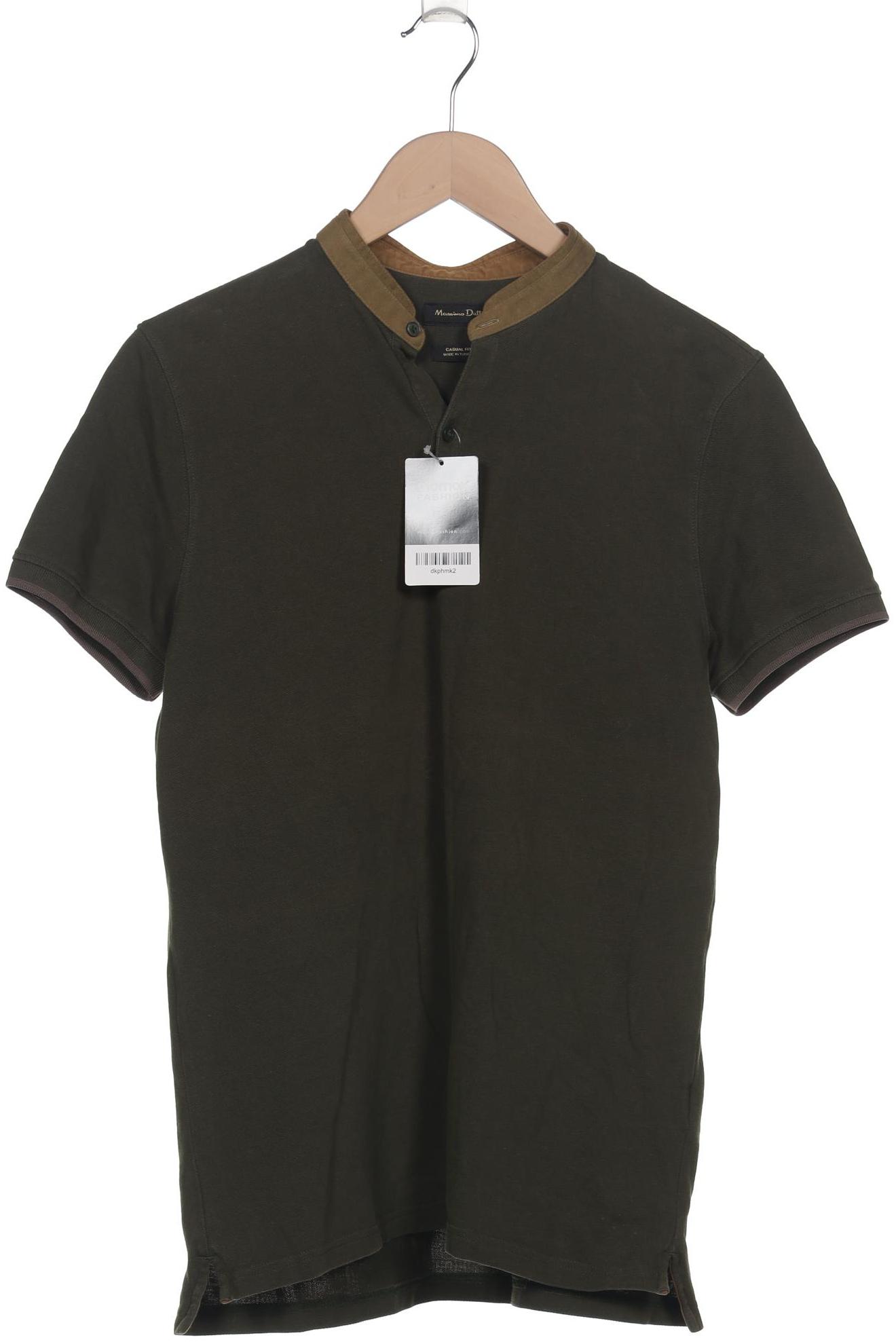 

Massimo Dutti Herren Poloshirt, grün, Gr. 48