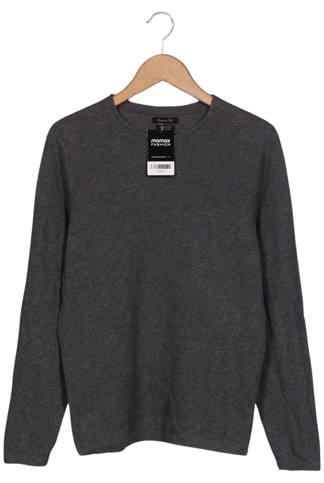 

Massimo Dutti Herren Pullover, grau, Gr. 48