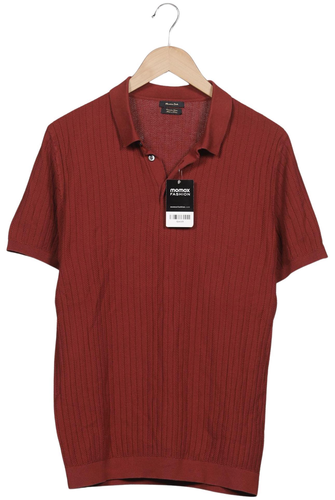 

Massimo Dutti Herren Poloshirt, rot, Gr. 52