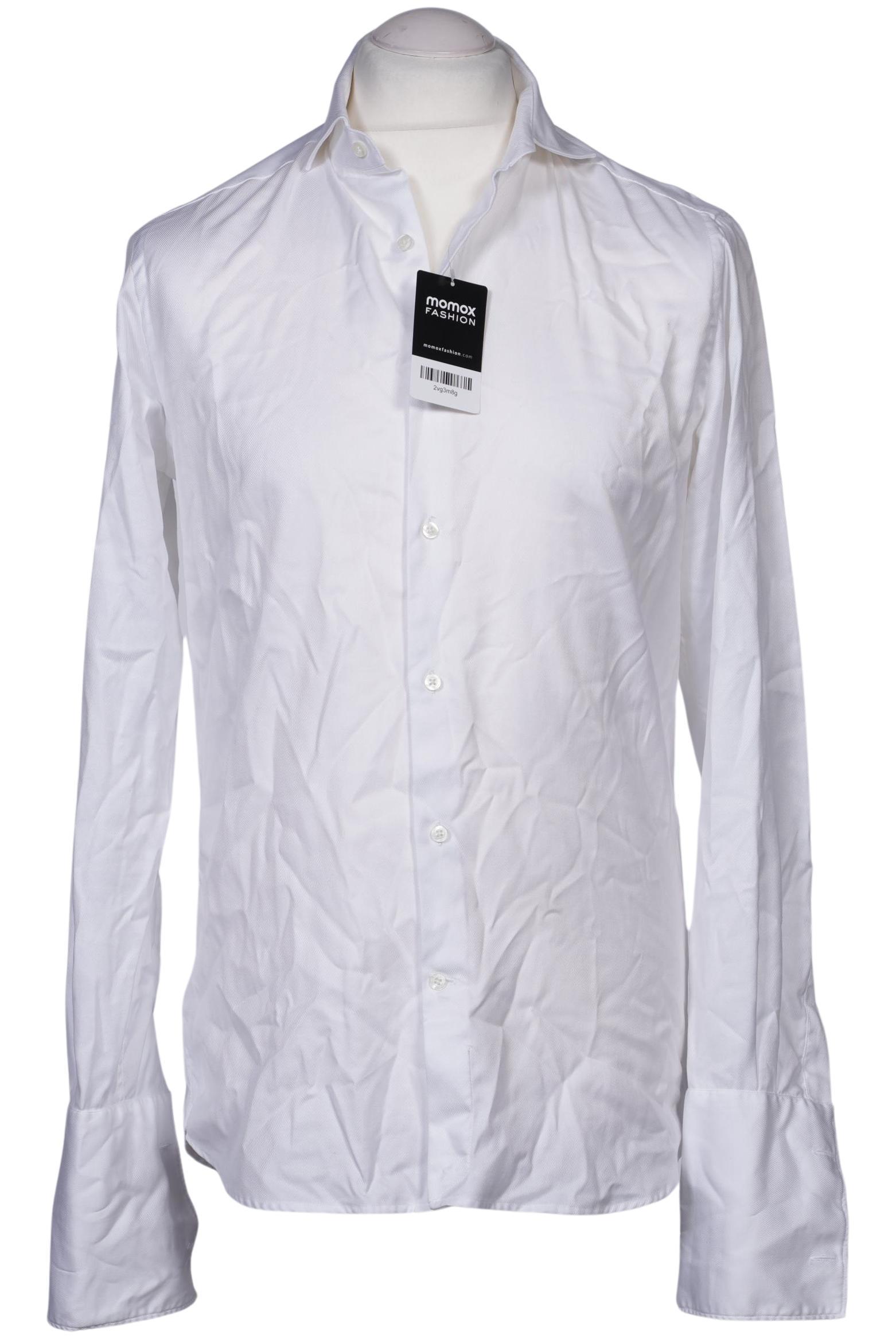 

Massimo Dutti Herren Hemd, weiß, Gr. 50