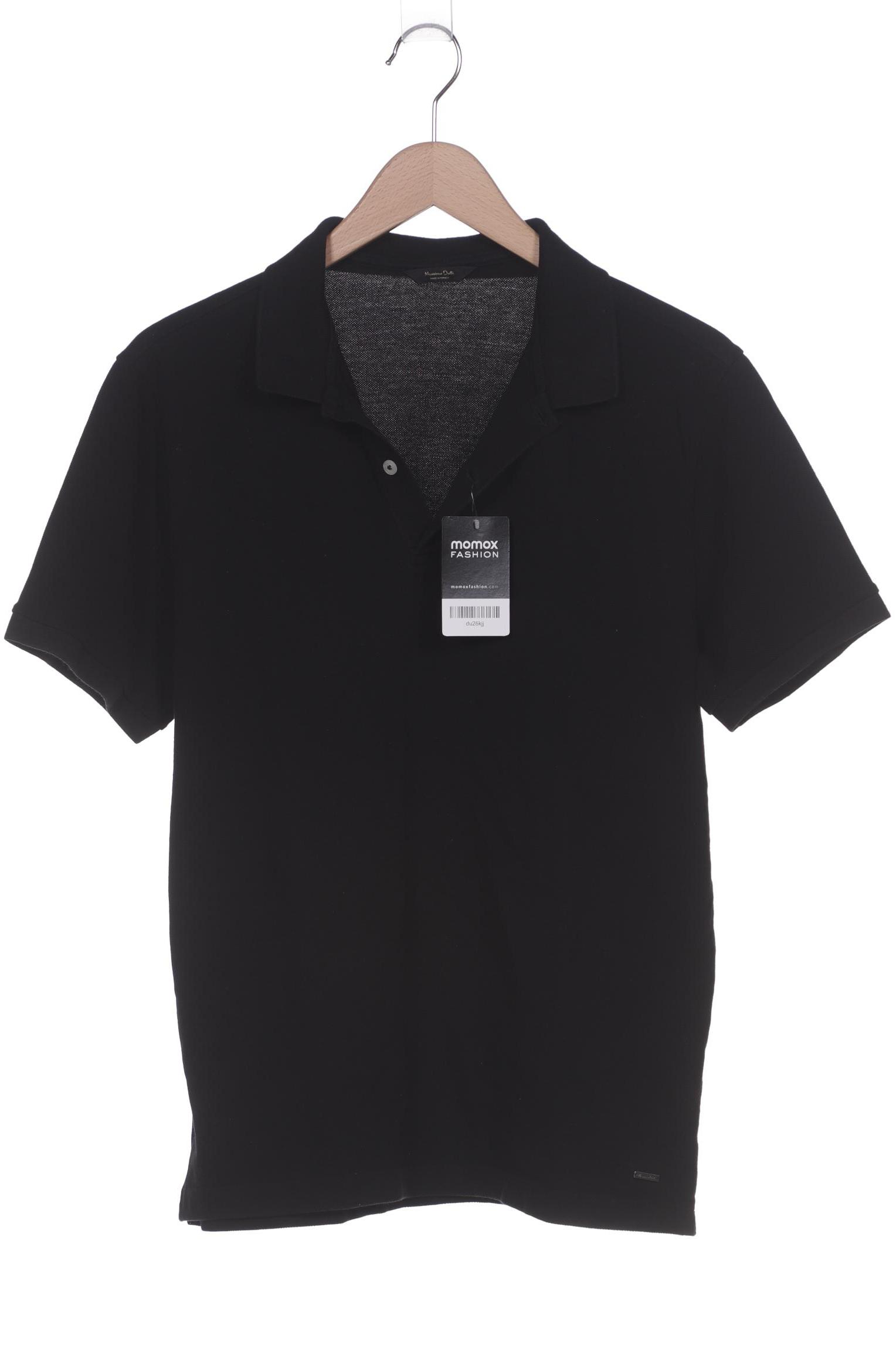 

Massimo Dutti Herren Poloshirt, schwarz, Gr. 52