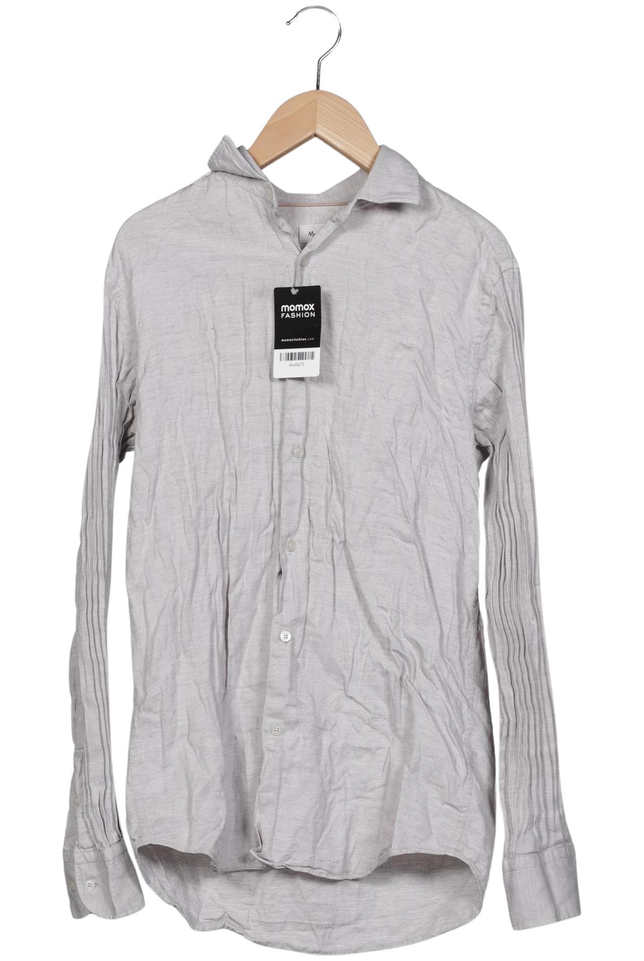 

Massimo Dutti Herren Hemd, grau, Gr. 46